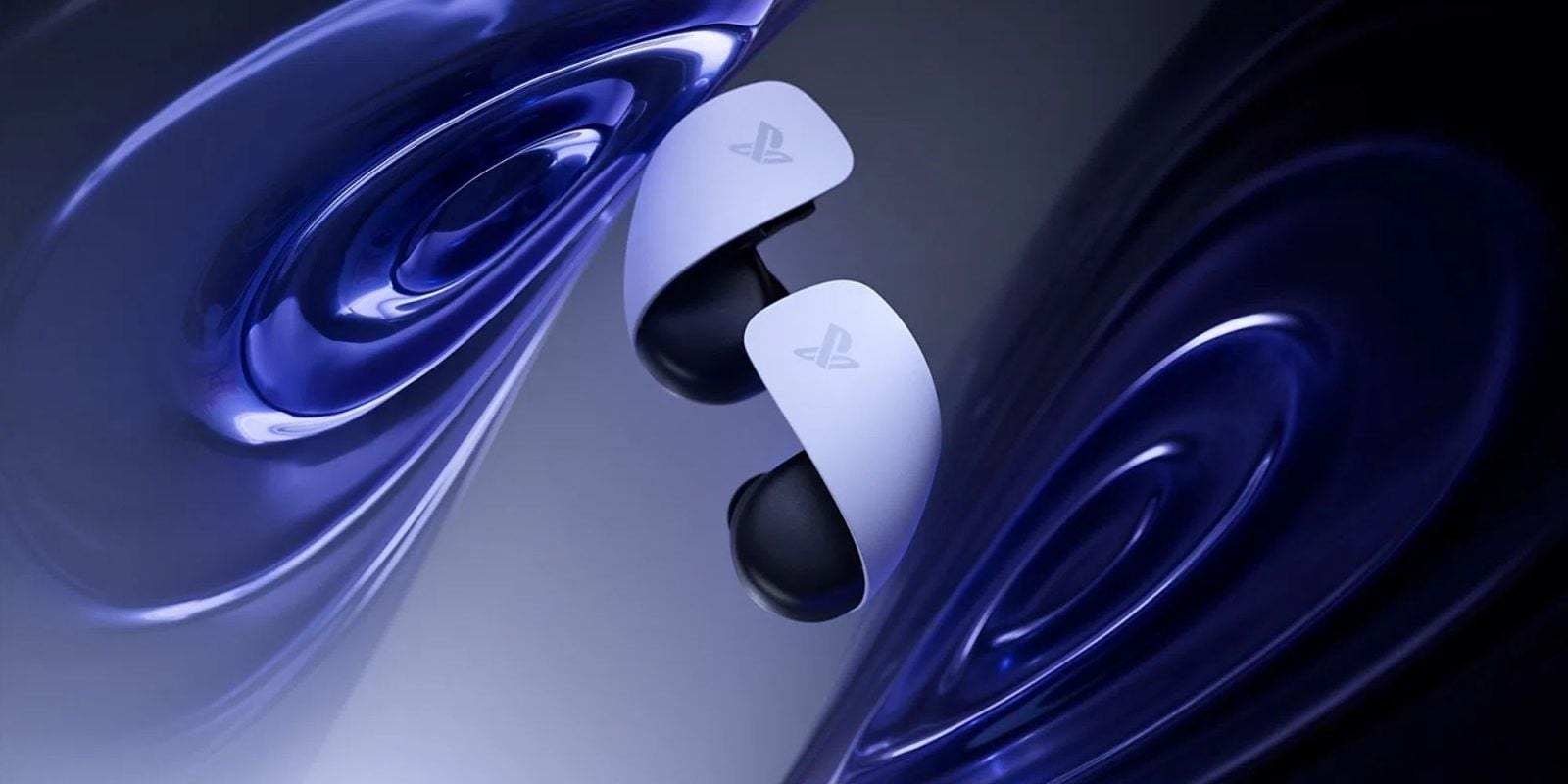 PlayStation PULSE Explore wireless earbuds in white with charging case