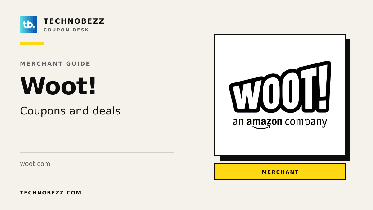 Woot coupon codes and deals