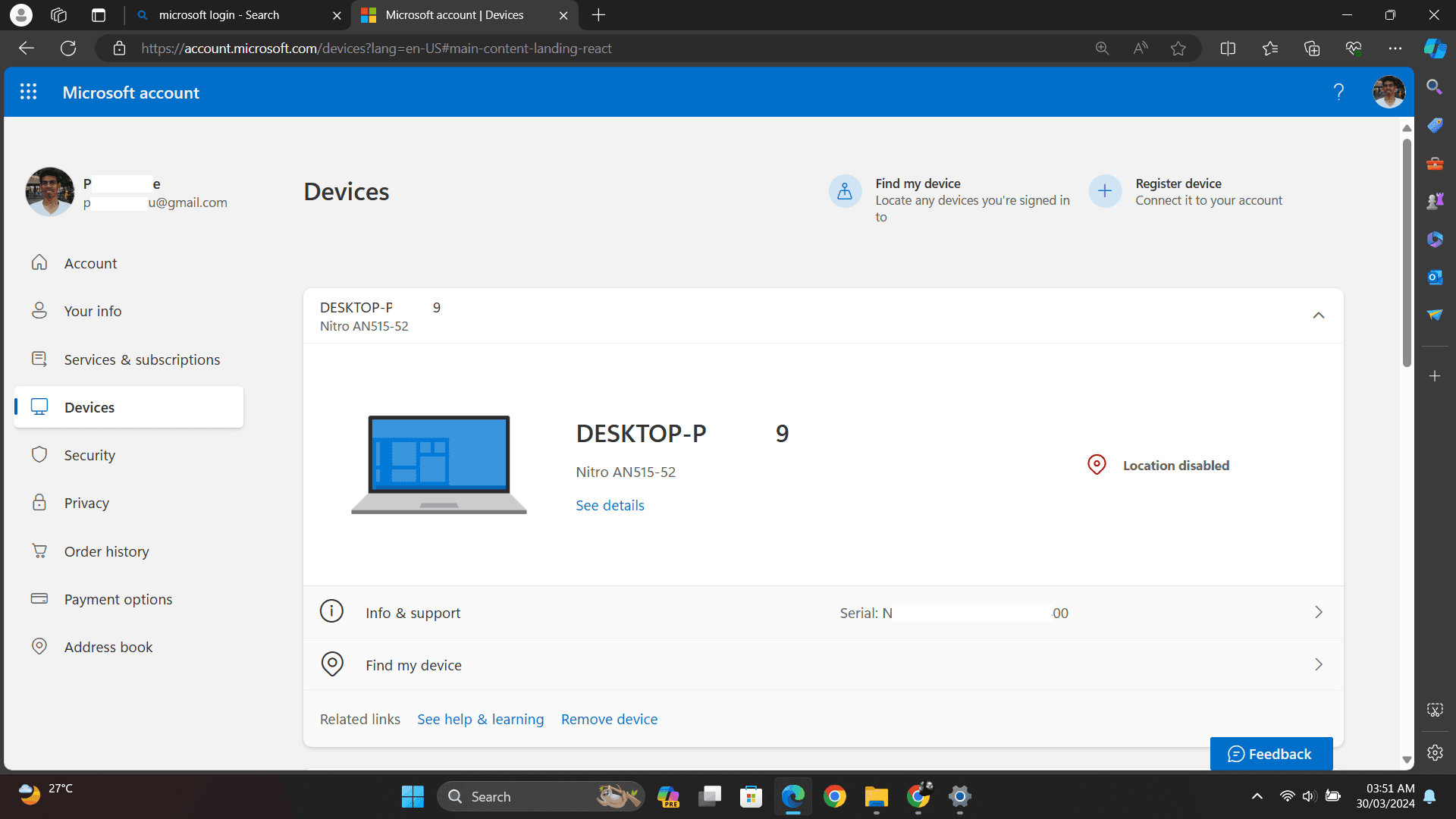 Microsoft Account Integration