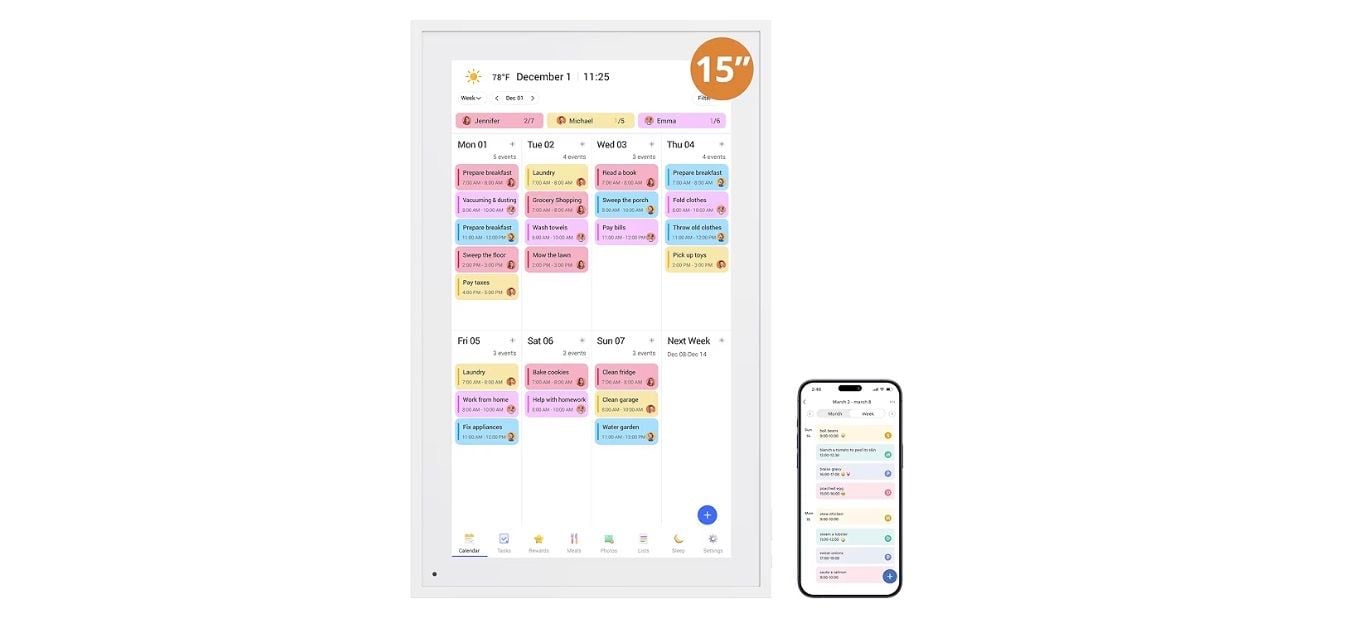 Digital Calendar Smart Chore Chart drops to $189.99 on Amazon