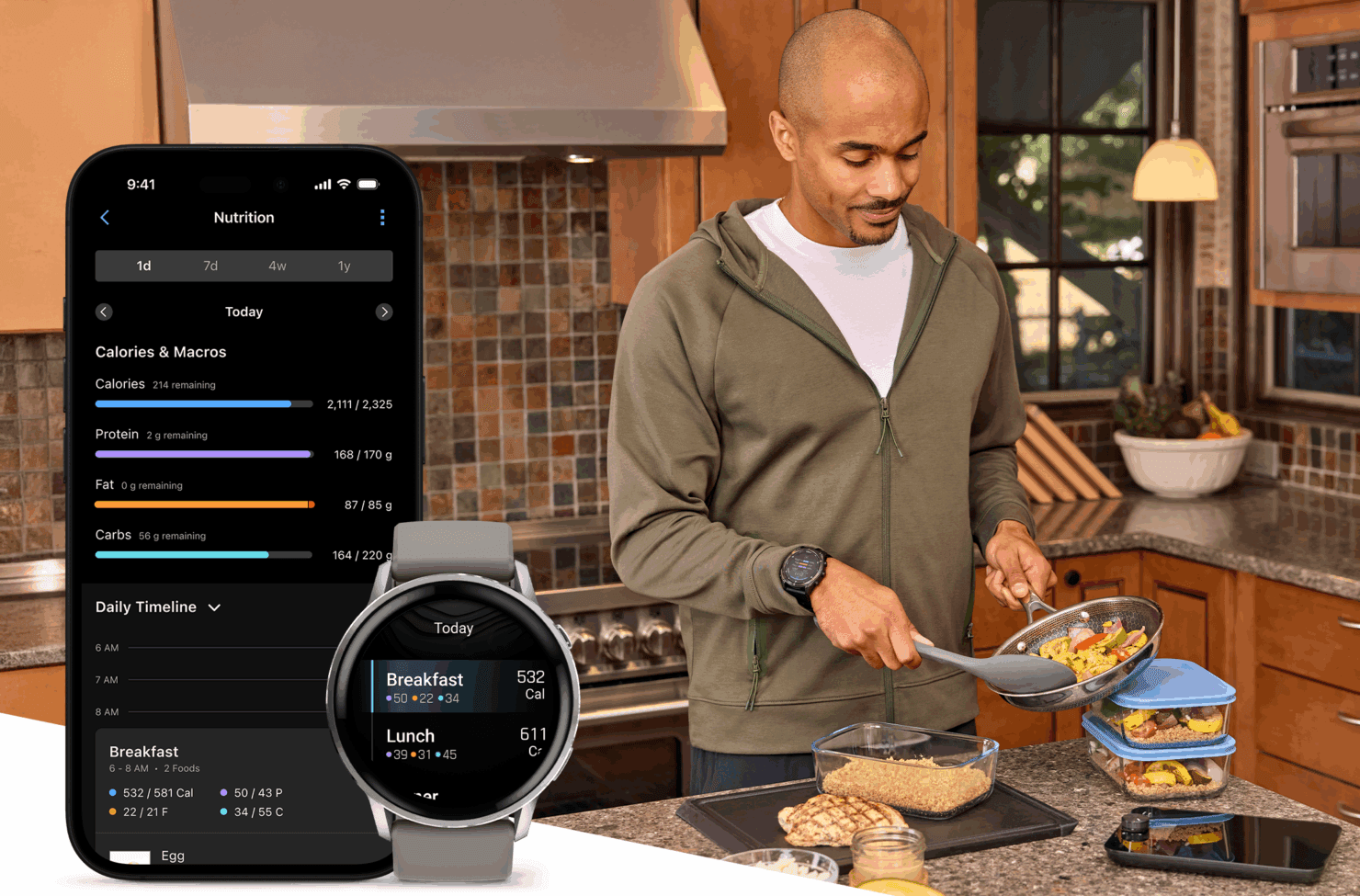 Garmin Adds Nutrition Tracking to Its Connect+ Subscription Service
