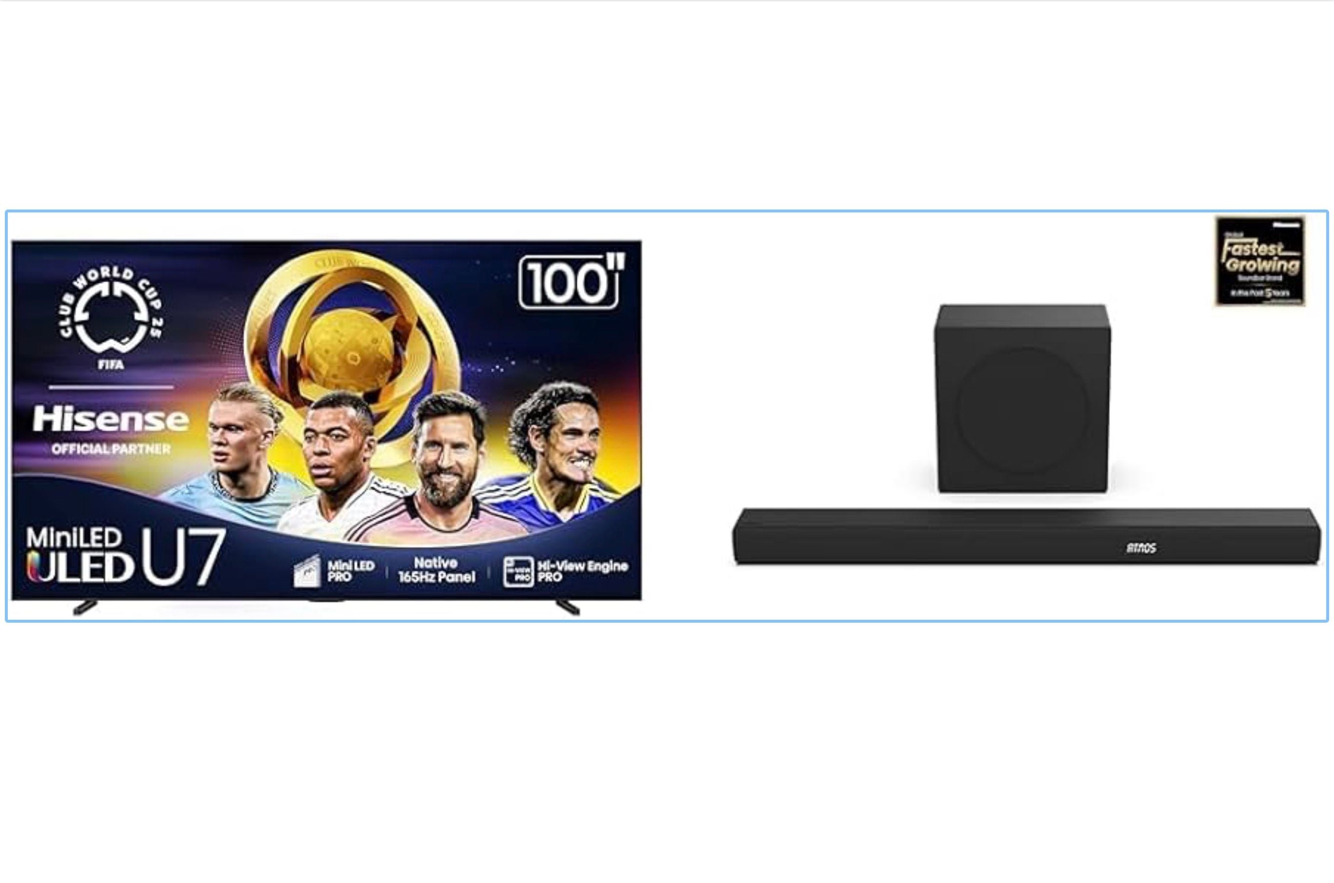 Hisense 100U75QG Mini-LED 4K TV drops to $2429.98 on Amazon