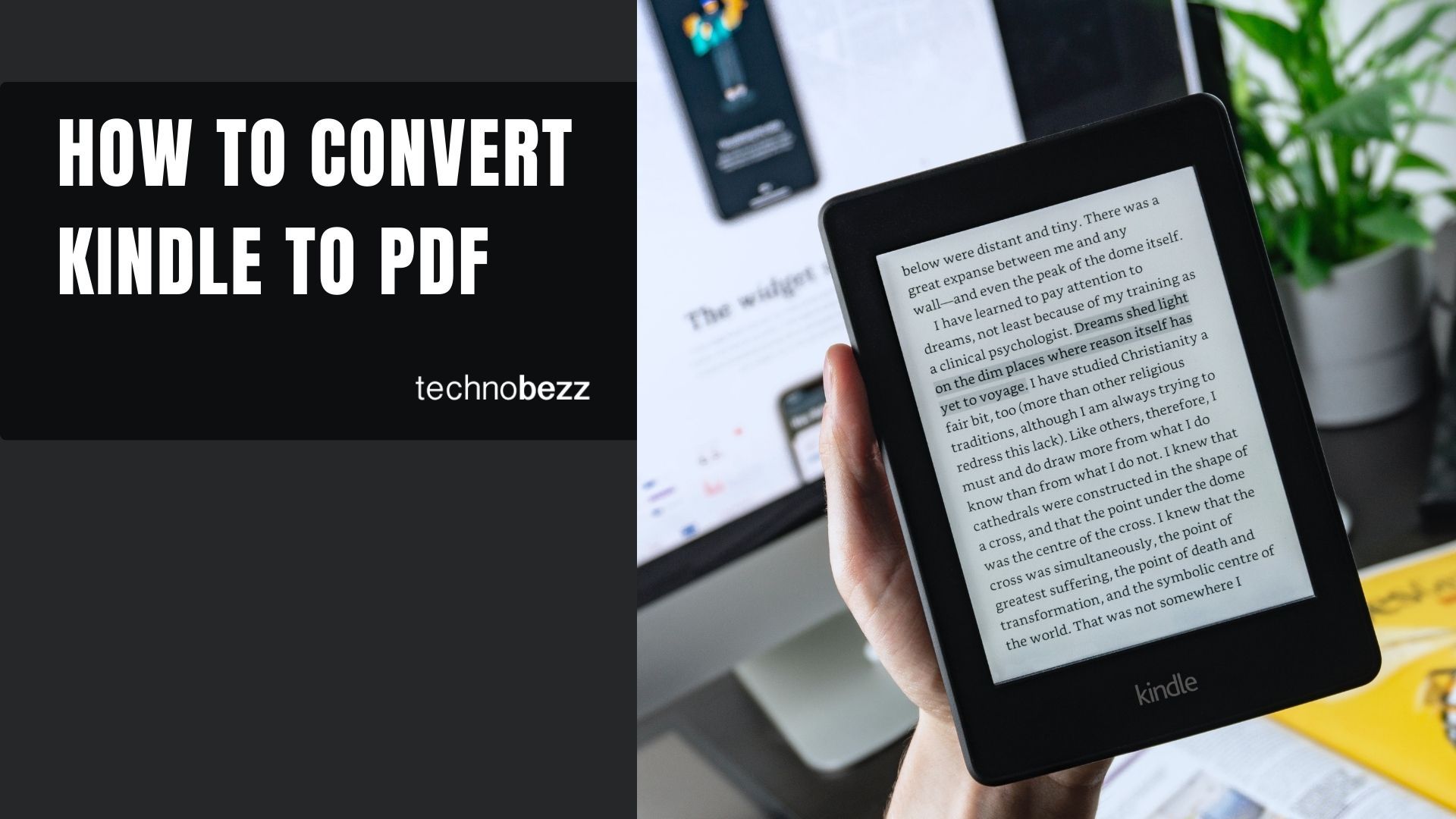 如何將Kindle轉換為PDF