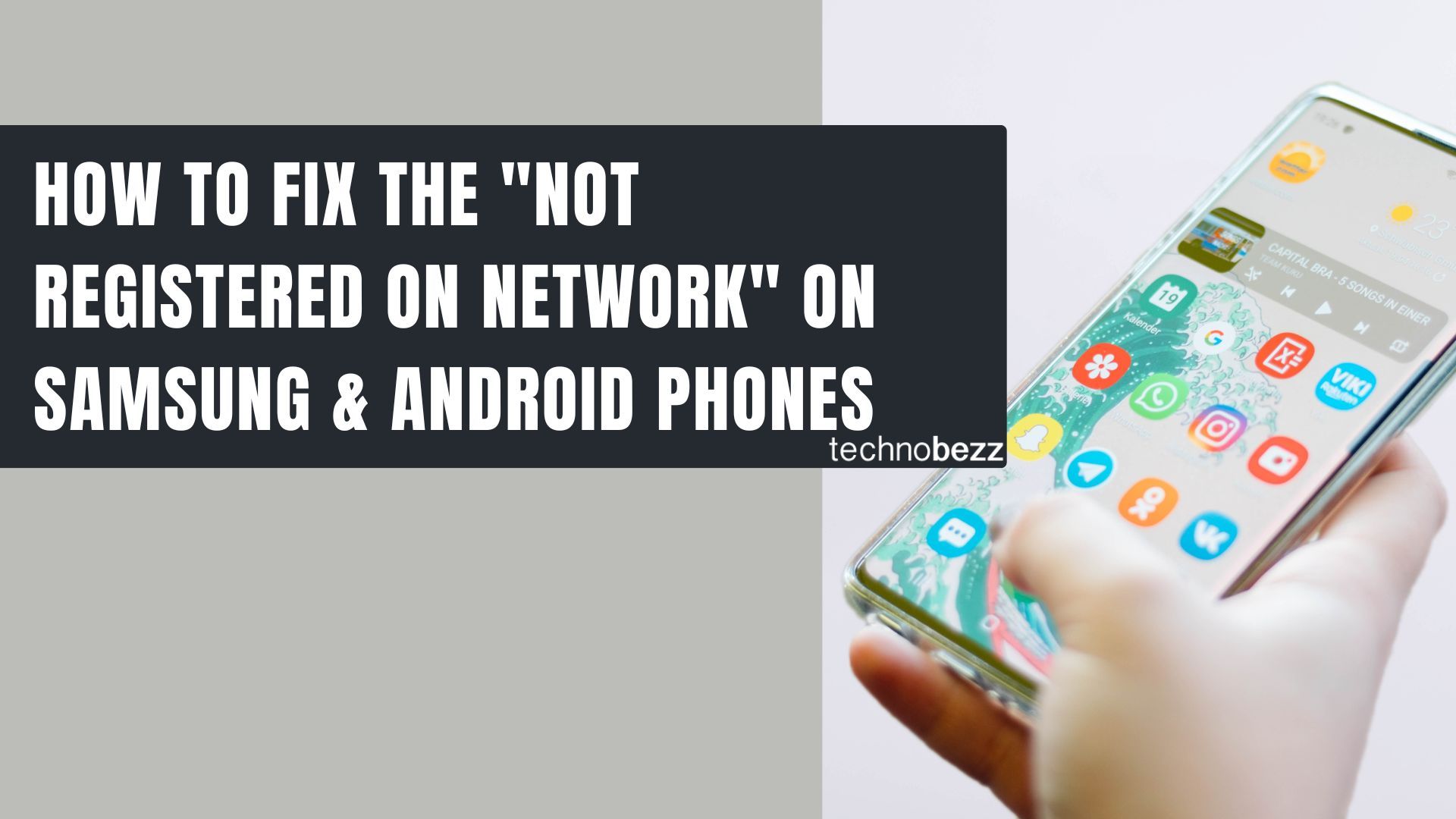 So beheben Sie den Fehler „Nicht im Netzwerk registriert“ auf Android