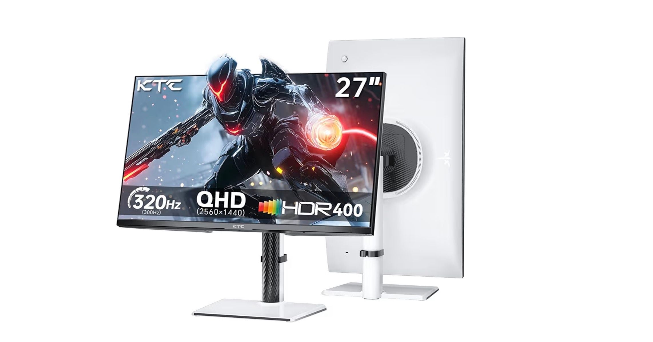 KTC 27-inch White Gaming Monitor Drops to $229.99 on Amazon