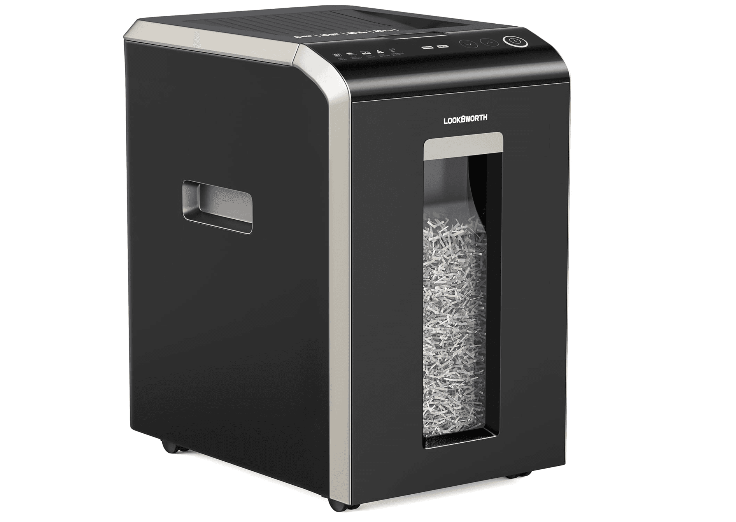 Locksworth-200-sheet Micro-Cut Paper Shredder P-5 High Security