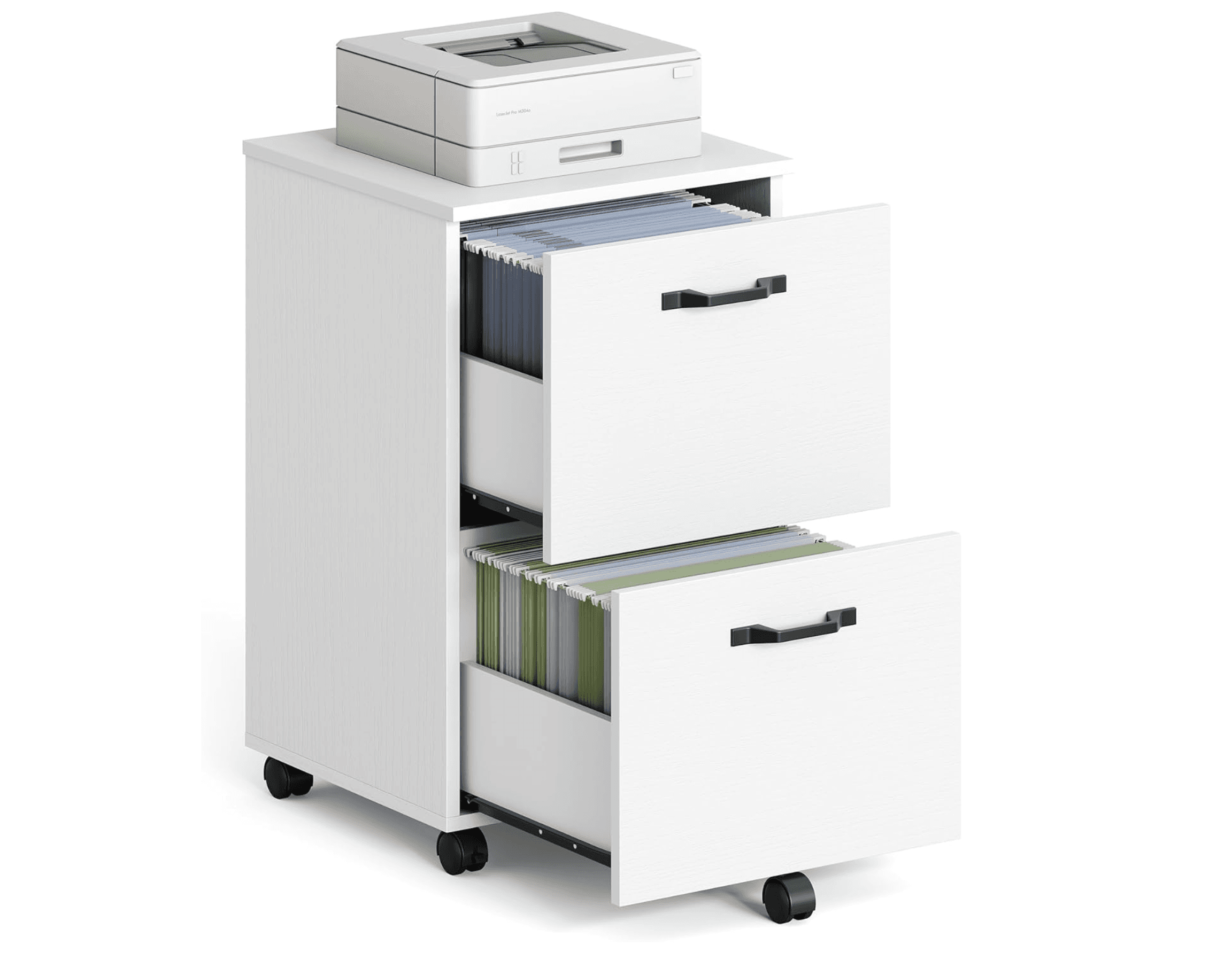 VASAGLE 2-Drawer File Cabinet Small Rolling Filing Cabinet for