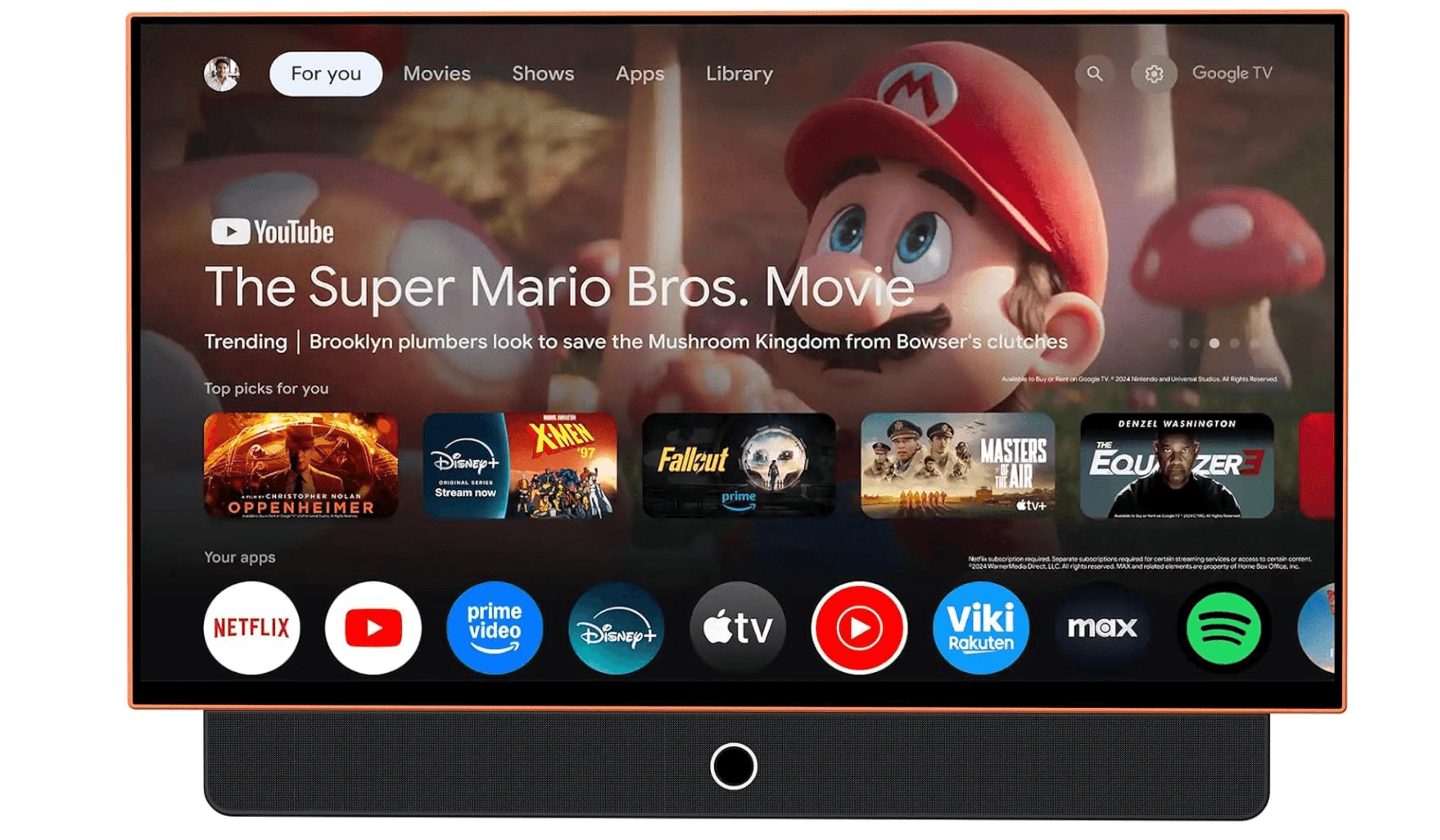 HSTrejanyx 27-Inch Portable Smart TV