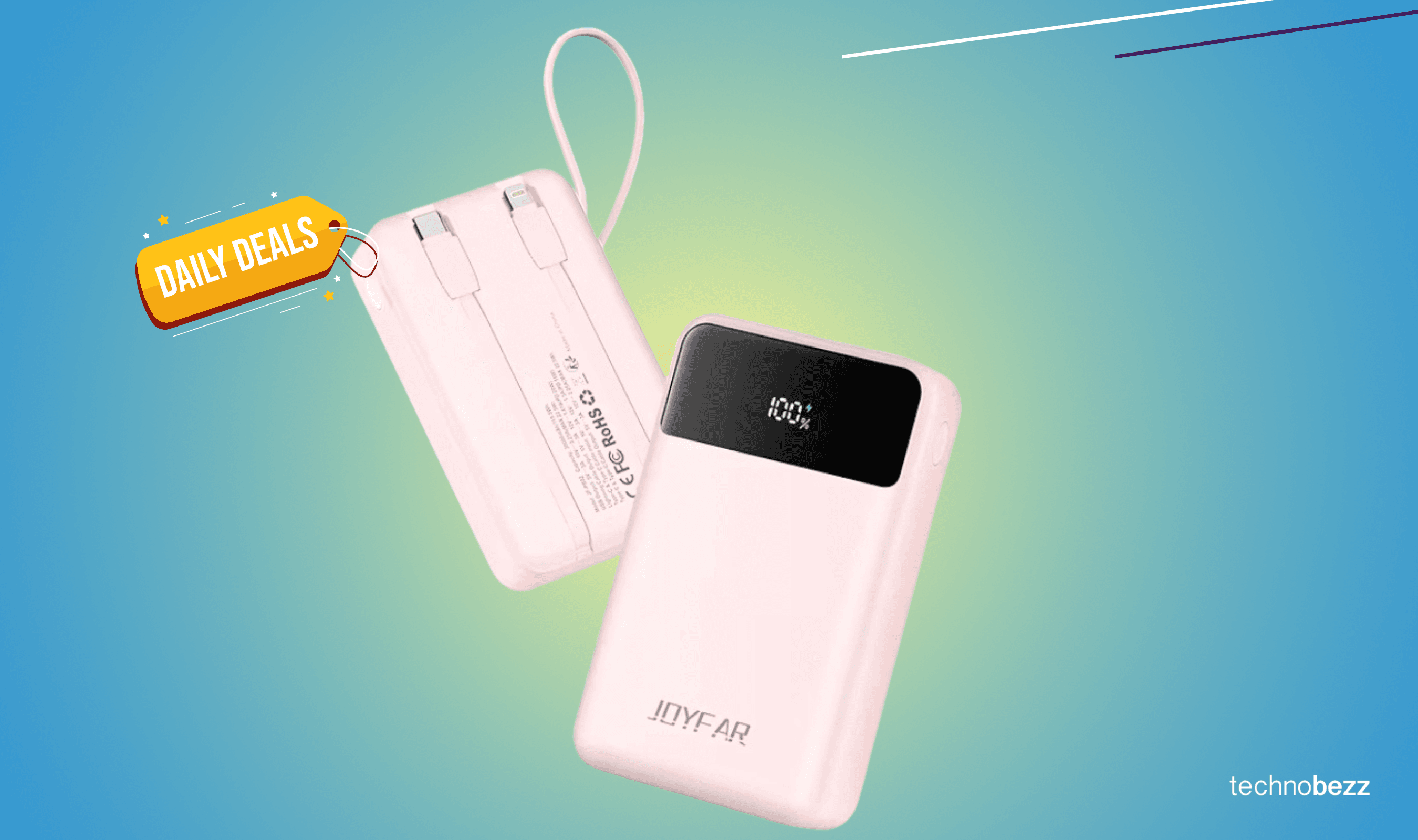 JOYFAR 30000mAh power bank drops to $25.87