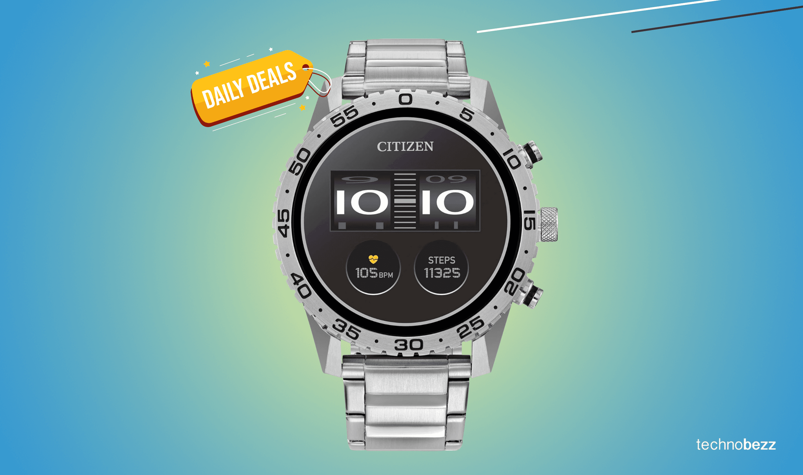 Citizen CZ Smart PQ2 44MM Sport Smartwatch hits $220.60