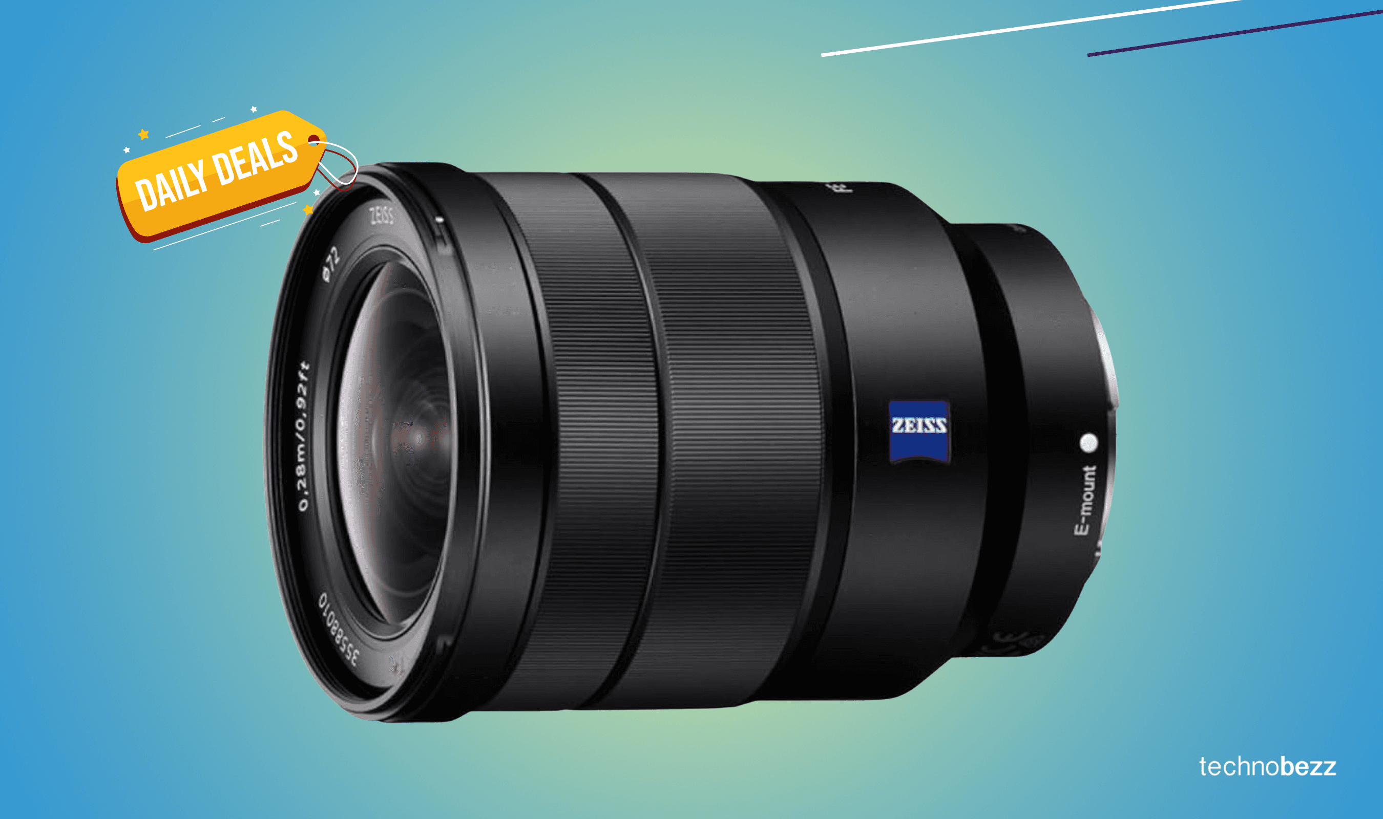 Amazon discounts Sony 16-35mm F4 lens to $999.99