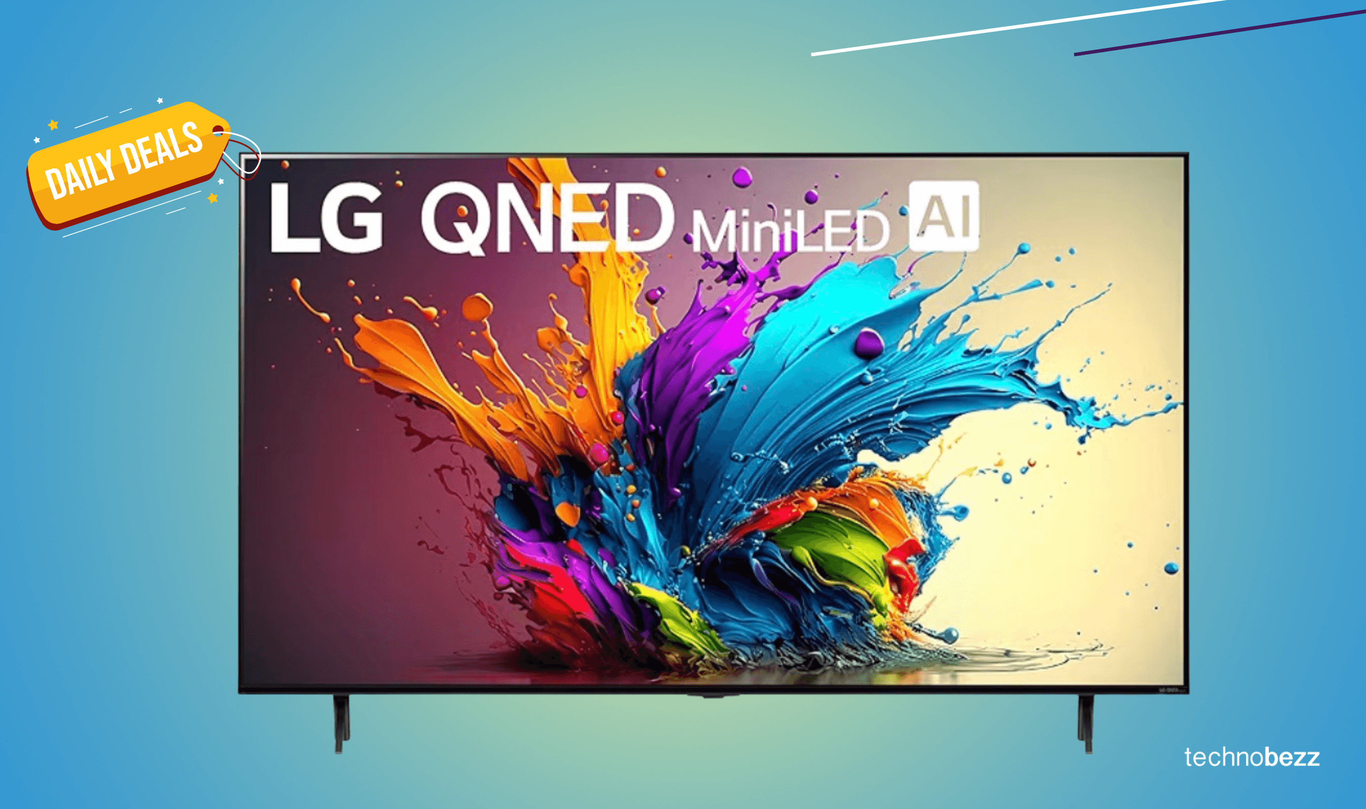 Amazon discounts the LG QNED90T Mini LED Smart TV to $699