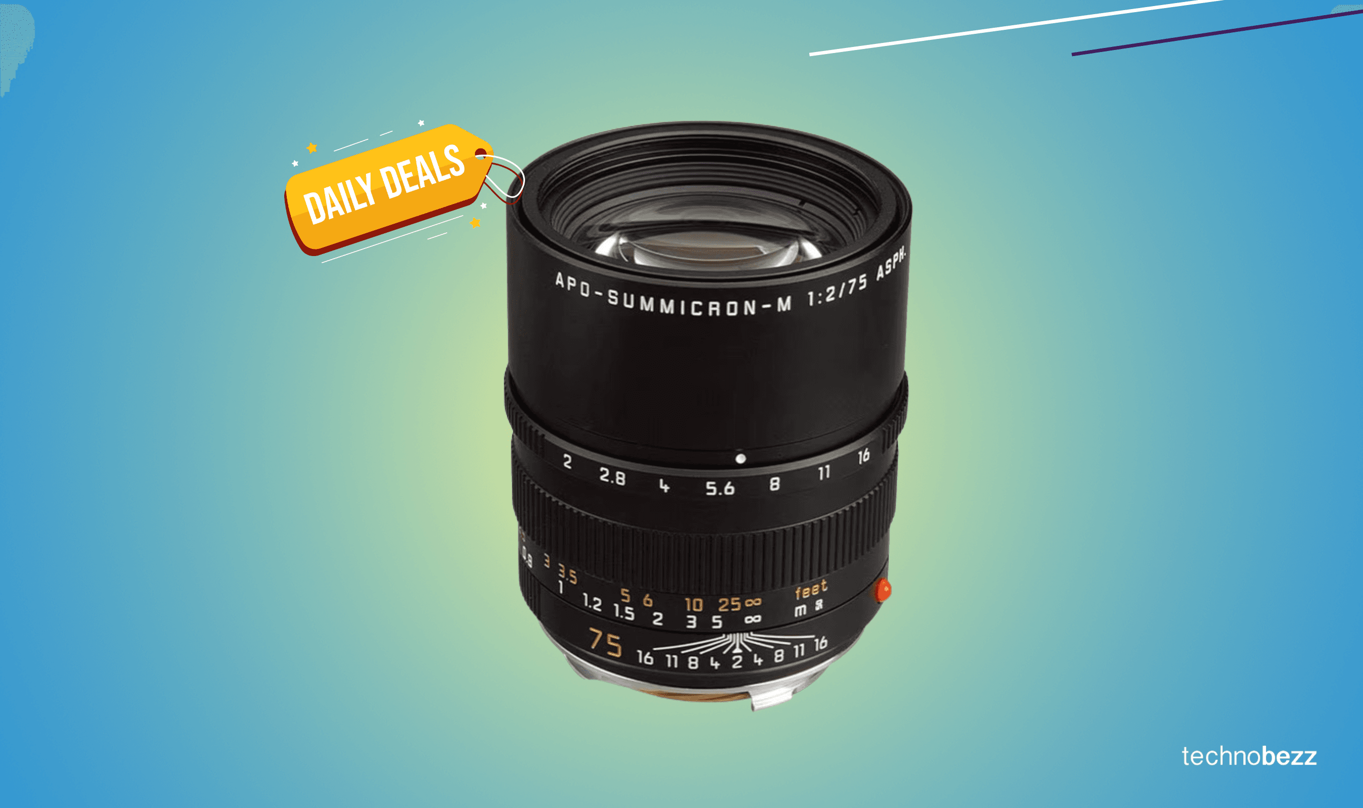 Leica 75mm f/2 Summicron-M lens drops to $3244.73