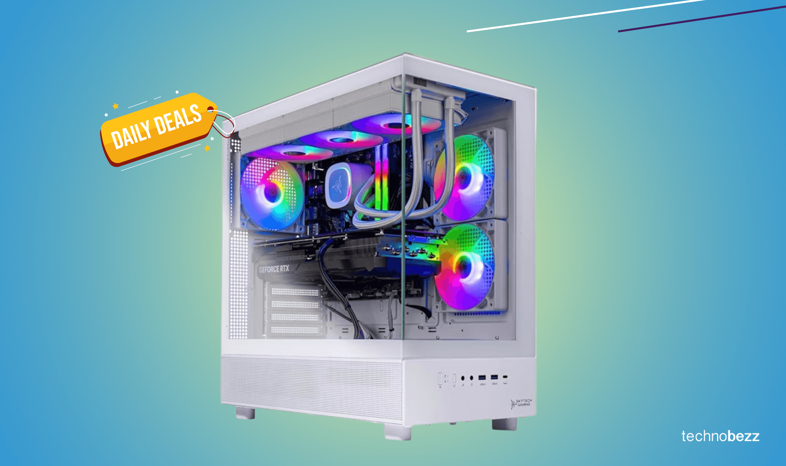 Skytech Gaming Azure 3 Desktop PC drops to $1999.99