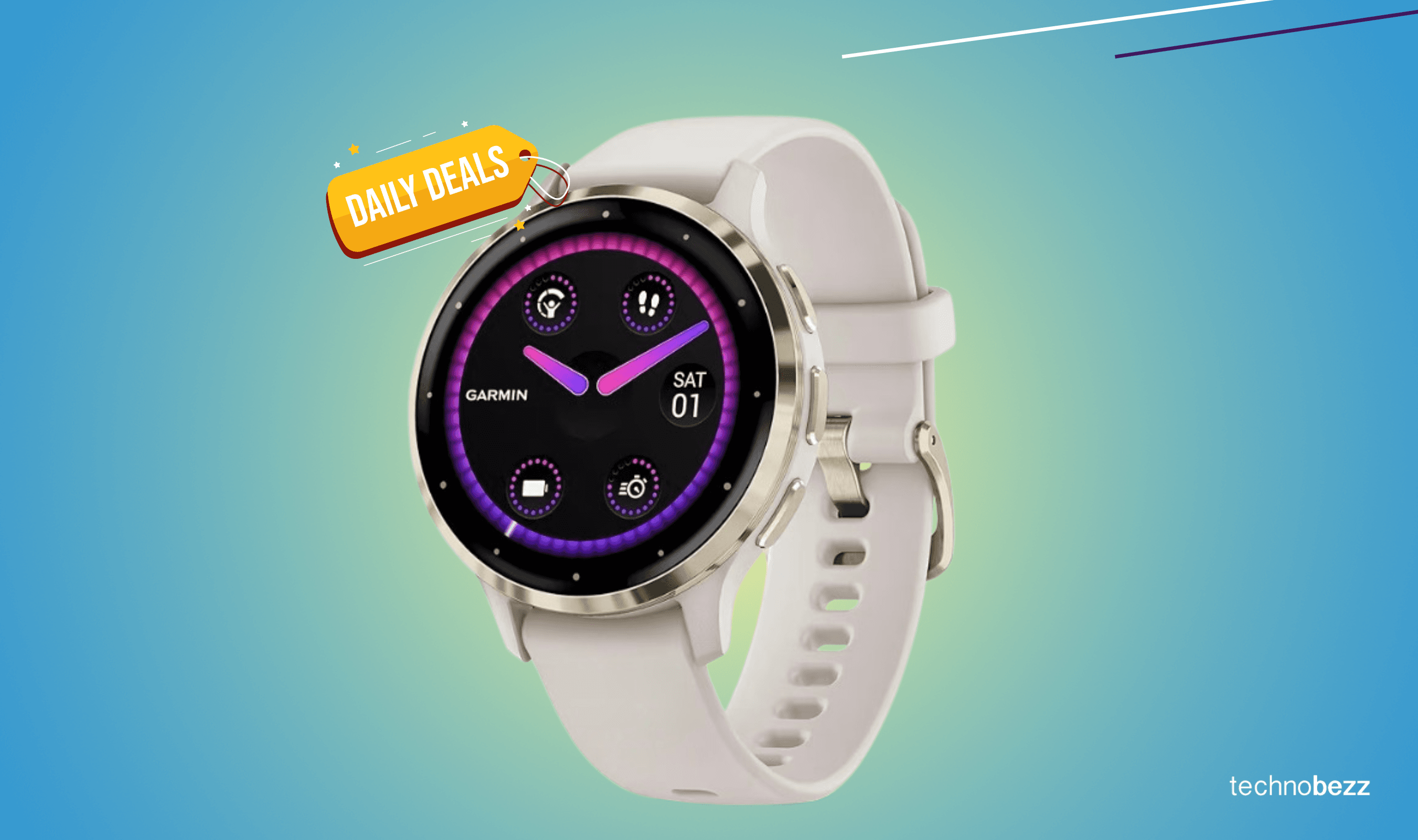 Garmin Venu 3S Soft Gold Stainless Steel drops to $349.99 