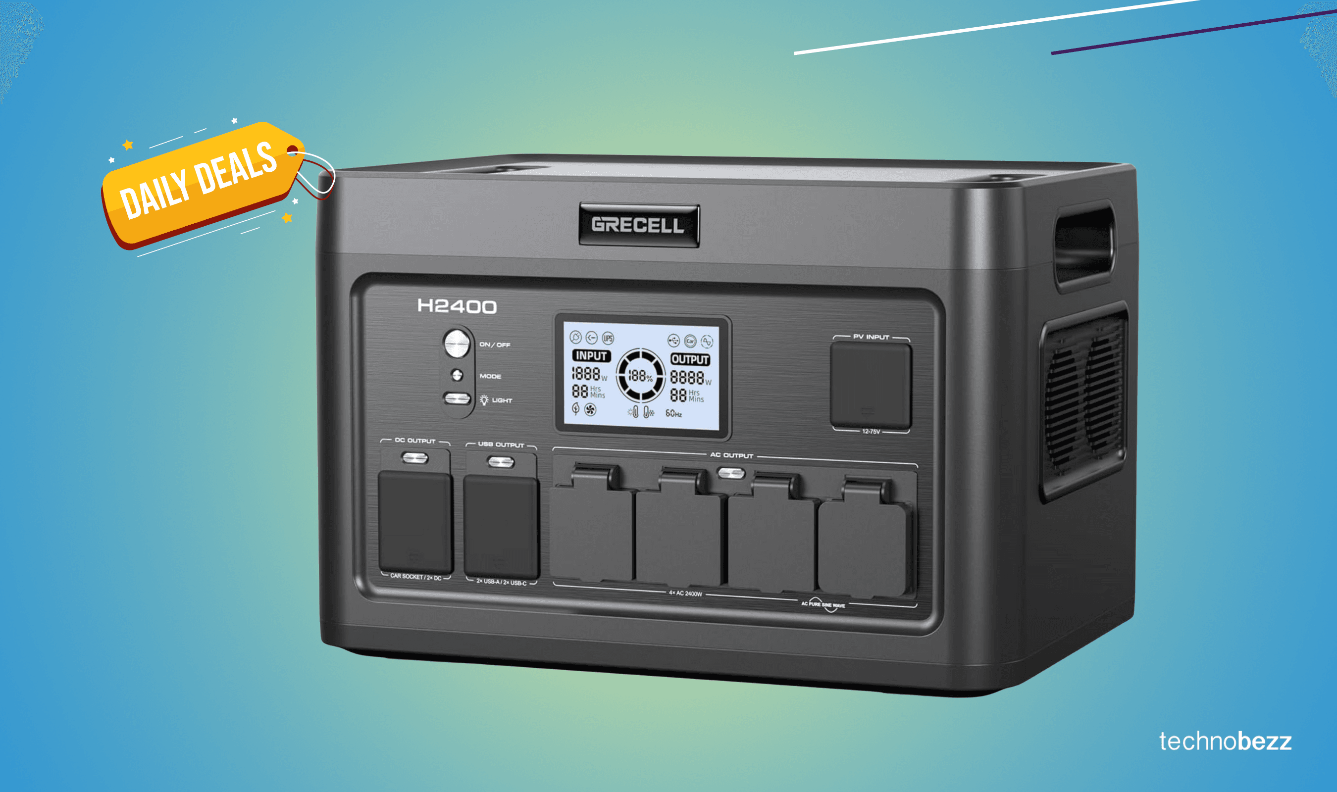 Amazon discounts a 2400W portable power station to $779.99