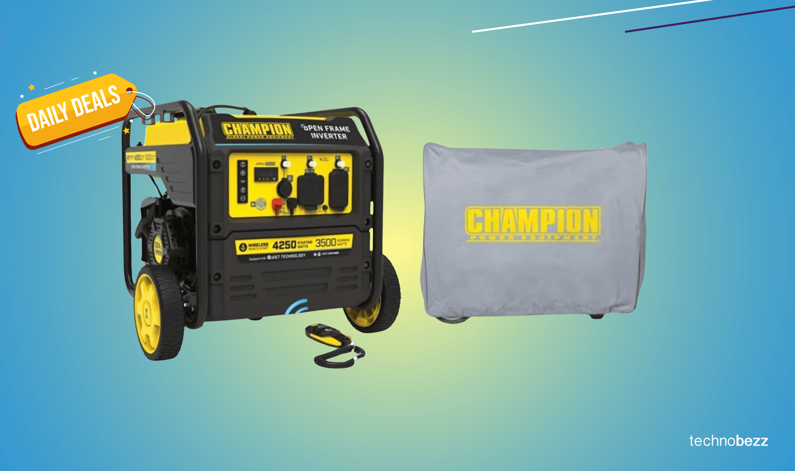 Champion Power Equipment 200953 generator drops to $583.70