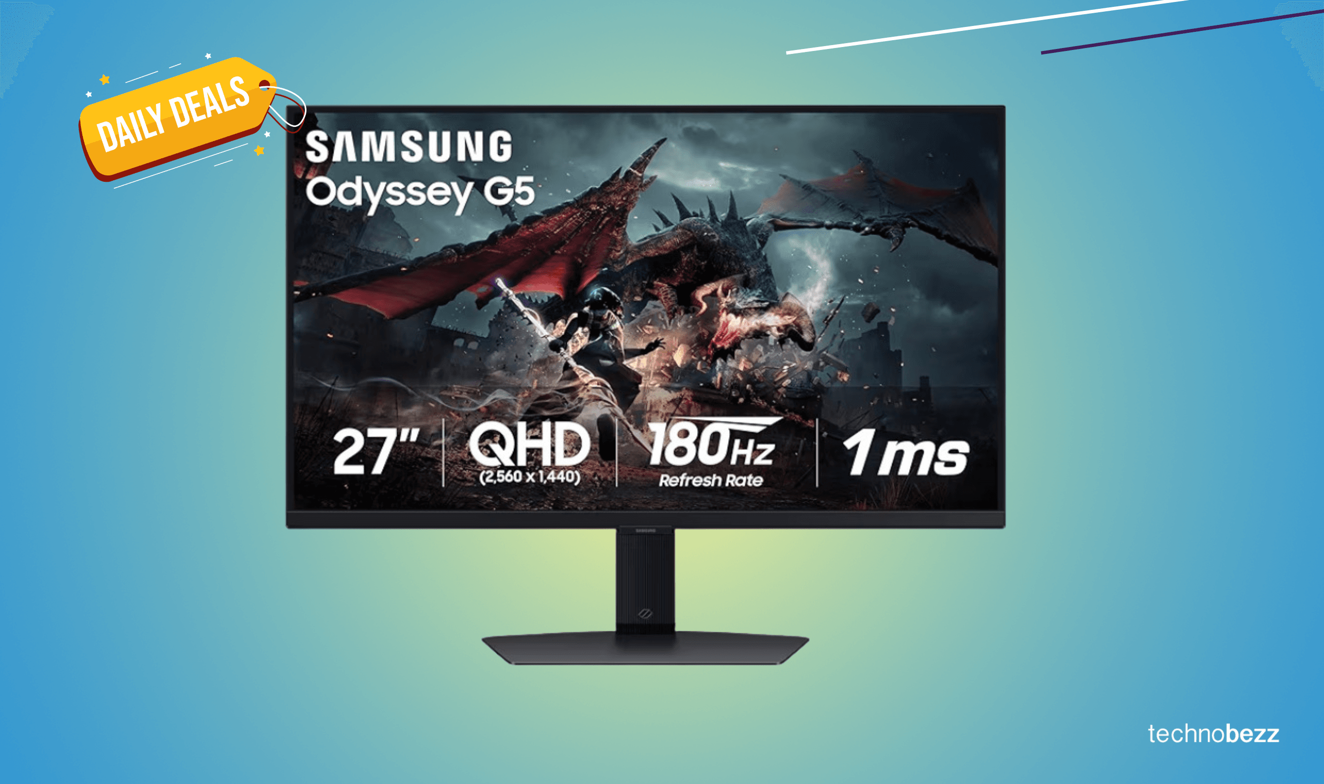 Samsung Odyssey G50D gaming monitor drops to $229.99 