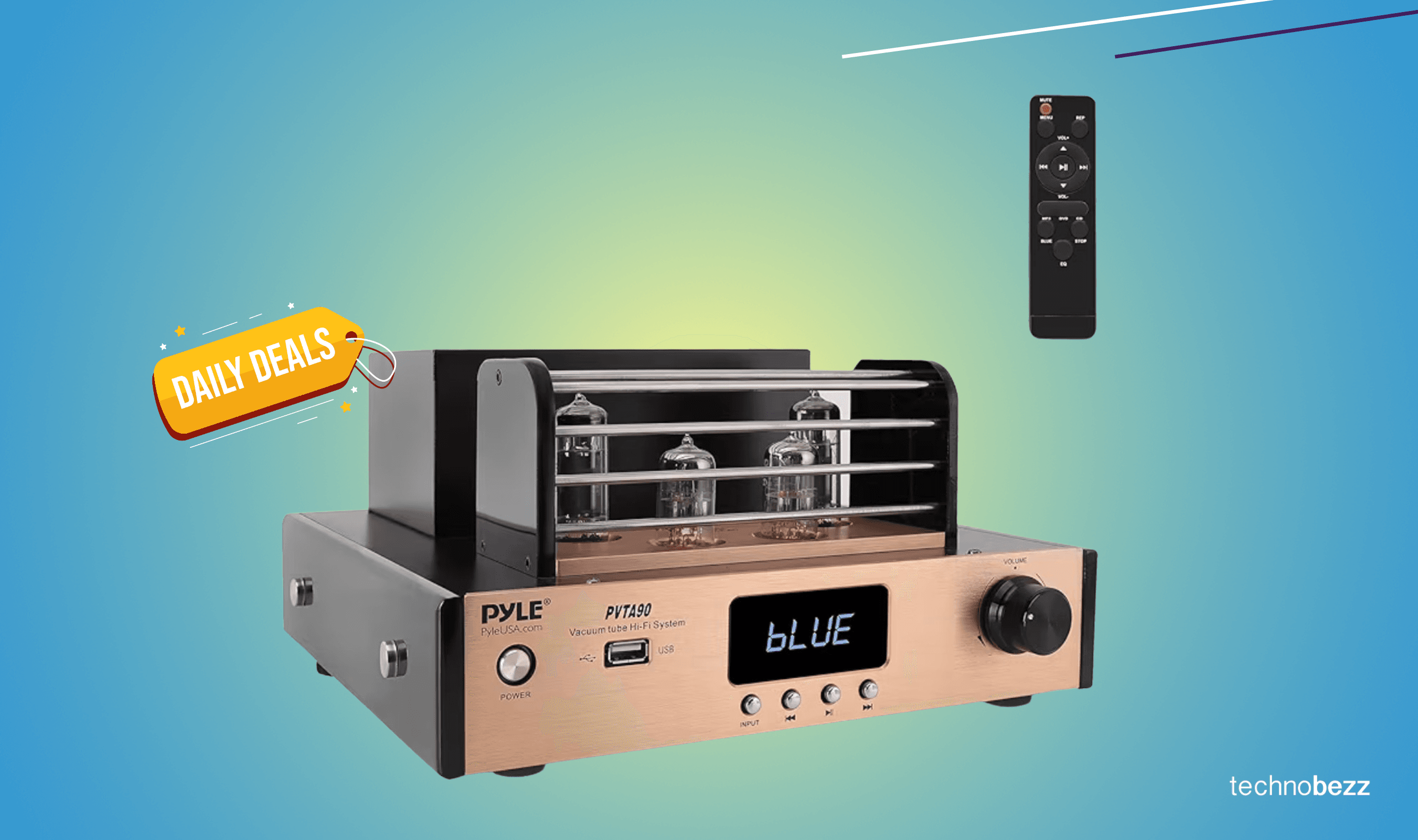 Pyle Bluetooth Tube Amplifier drops to $175.24 