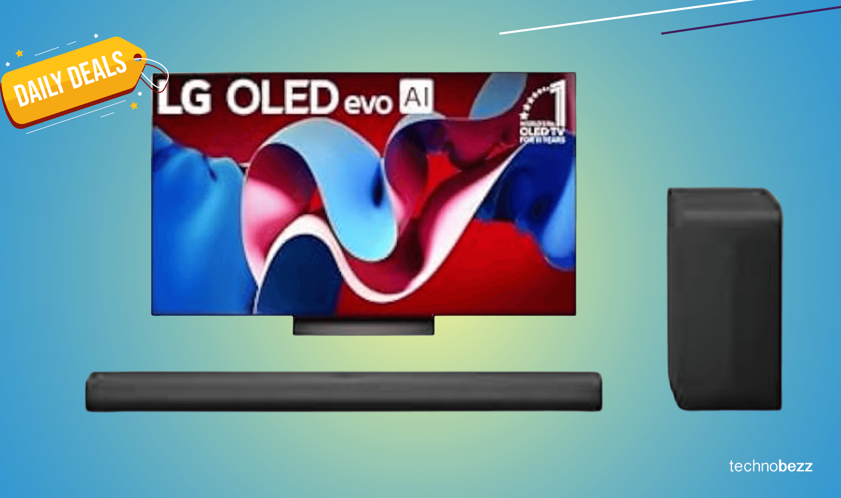 LG 55-inch OLED evo C4 4K AI TV drops to $1365.99
