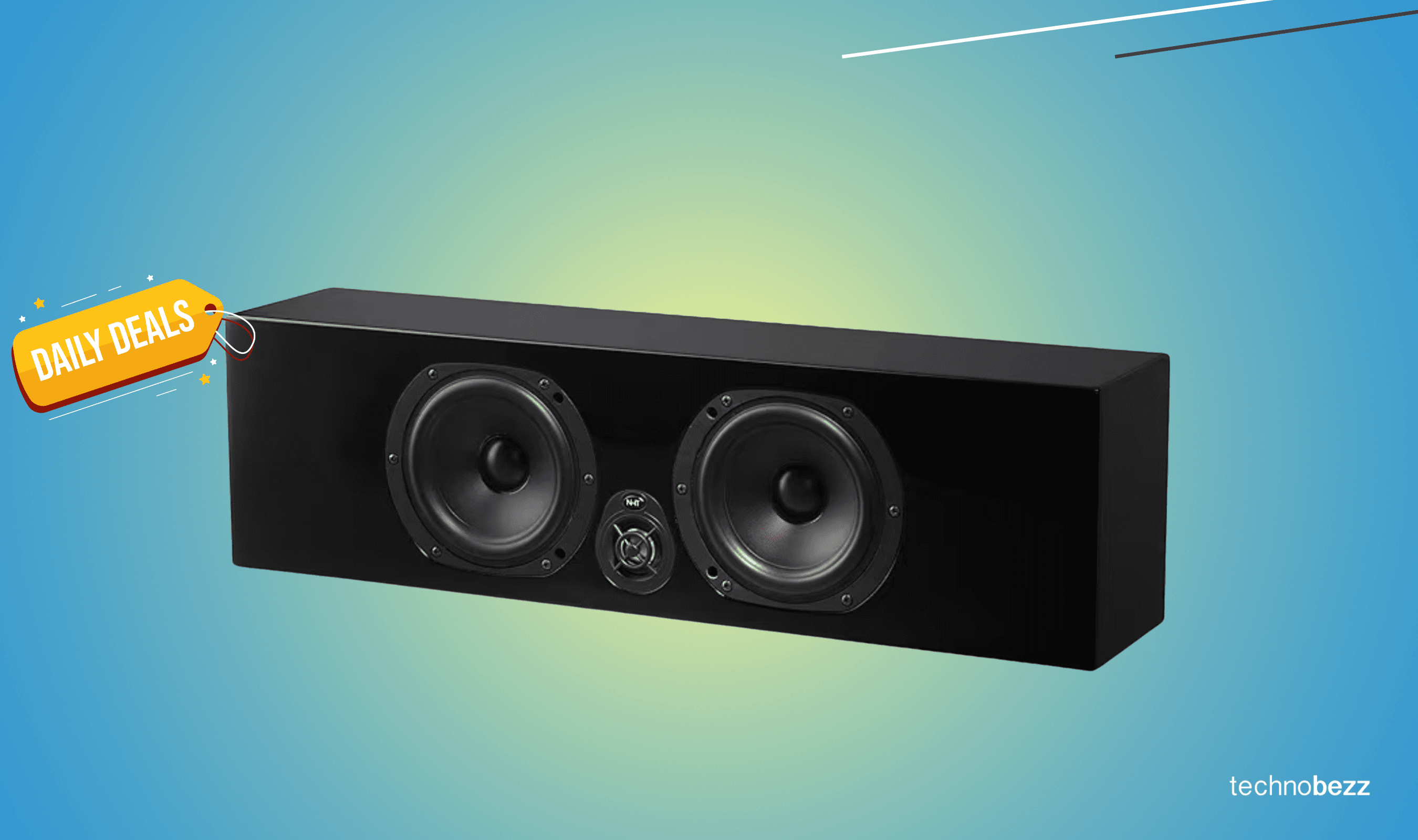 NHT Media Slim Center Channel Speaker drops to $294.22 