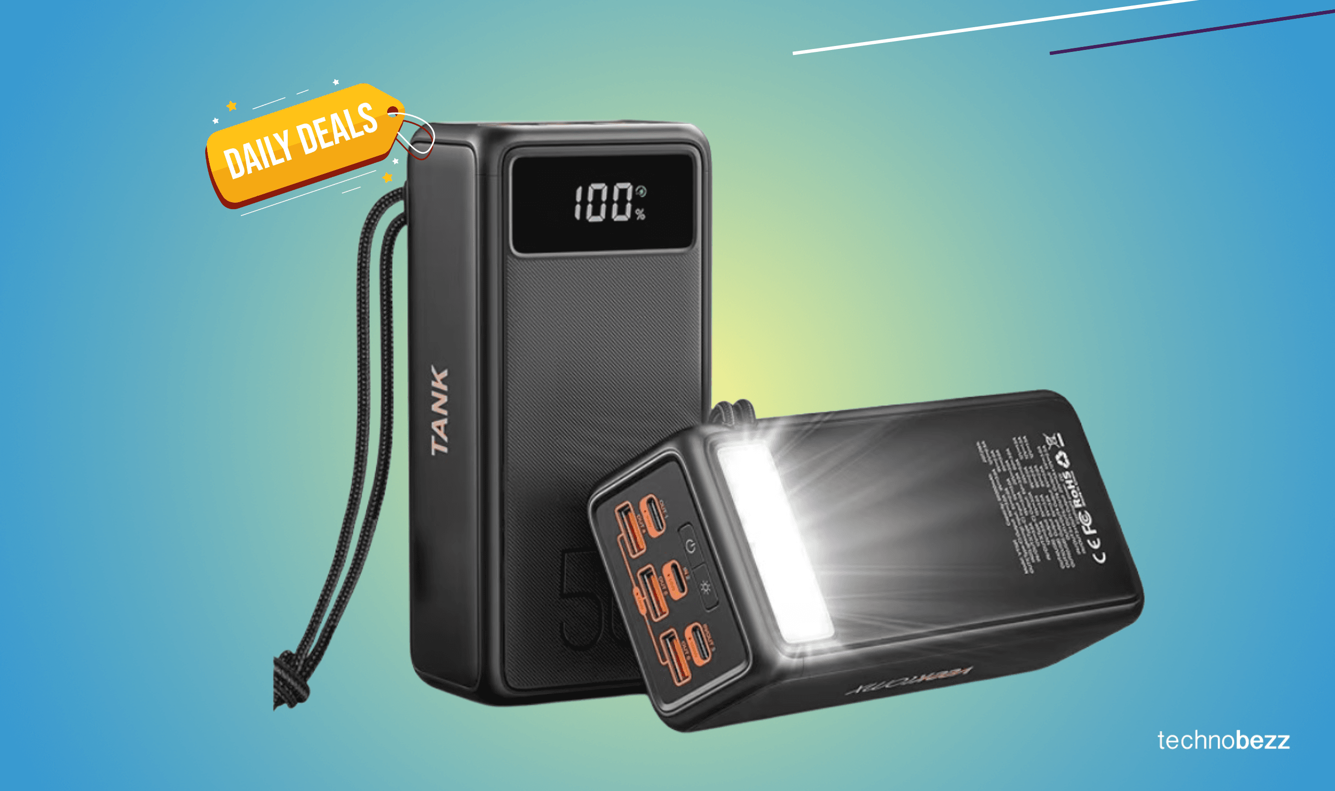 Power Bank 56000mah 100w Portable Charger Fast drops to $77.66