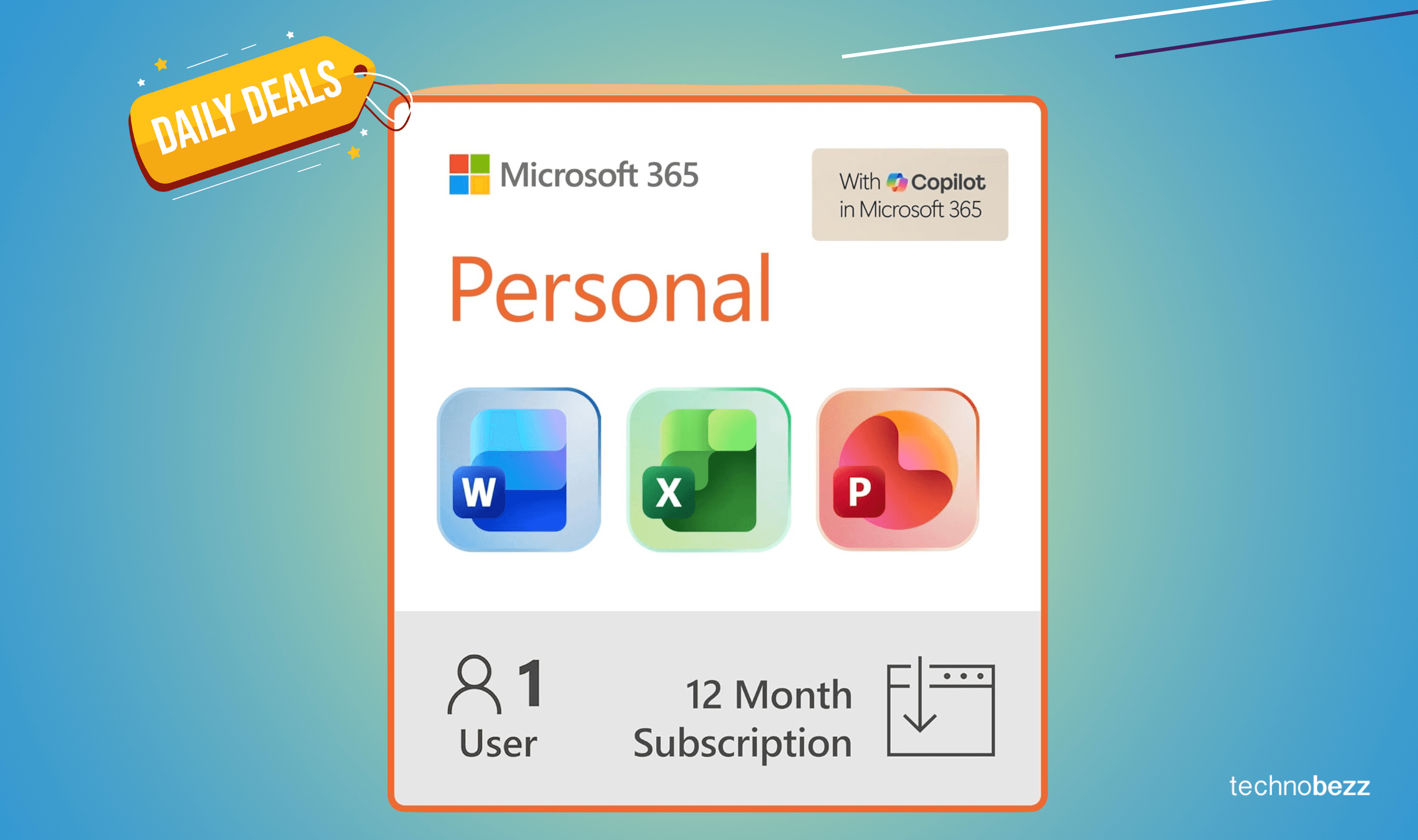 Amazon lists the Microsoft 365 Personal 12-month subscription for $99.99