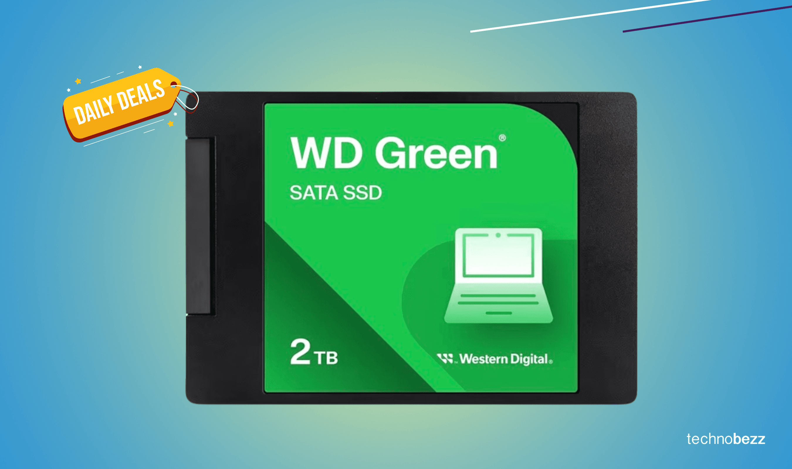Amazon discounts the Western Digital WD Green 2TB SSD to $281.54