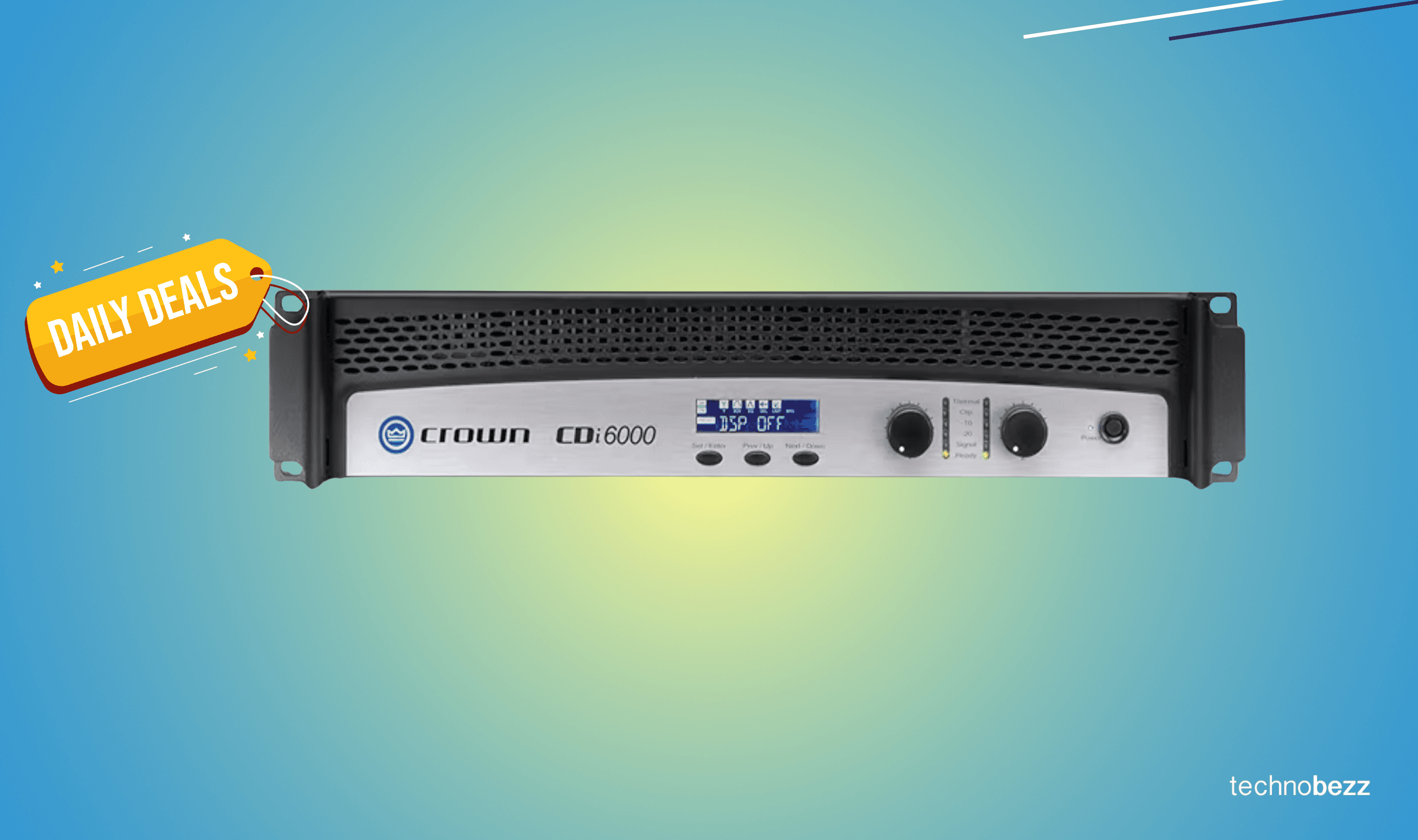 Crown CDi 6000 amplifier drops to $3901.34