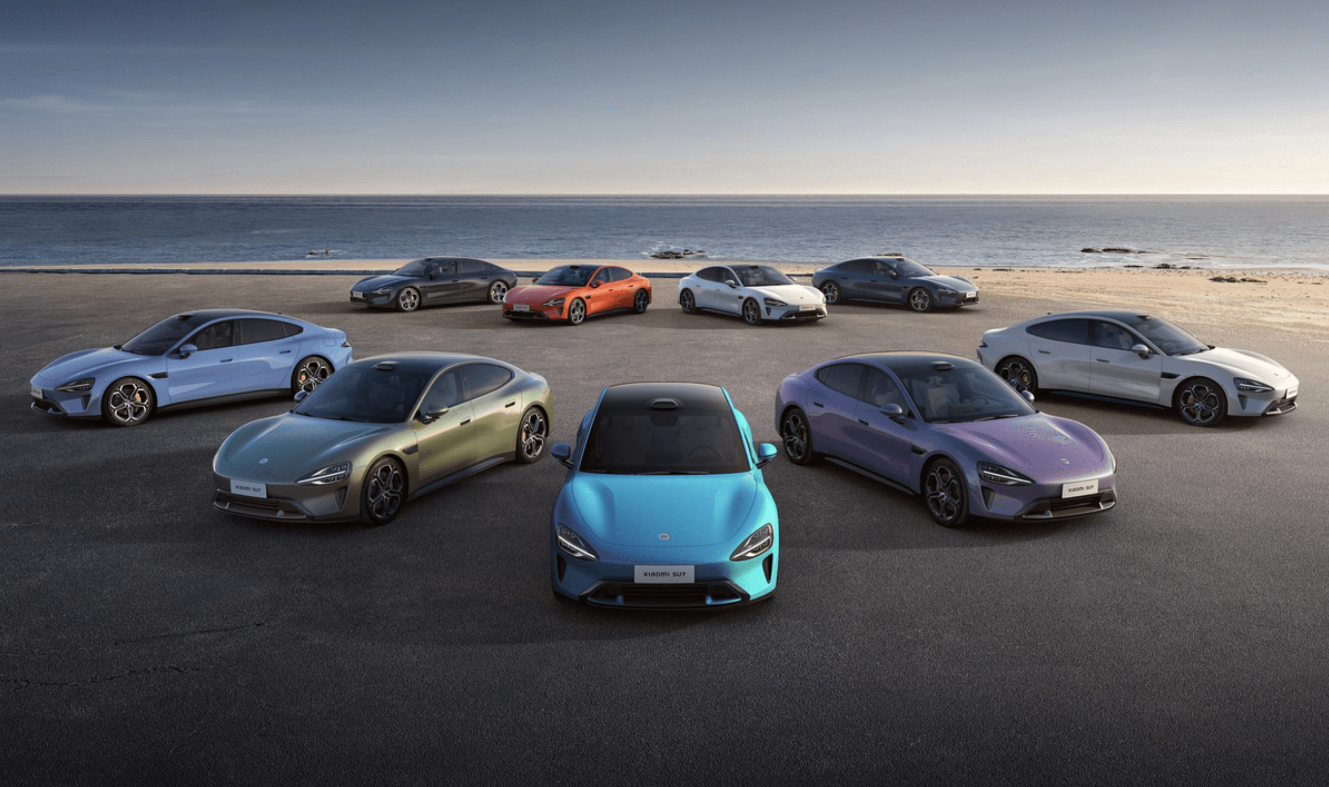 Xiaomi's Refreshed SU7 Electric Sedan Reaches Chinese Dealerships in New Colors