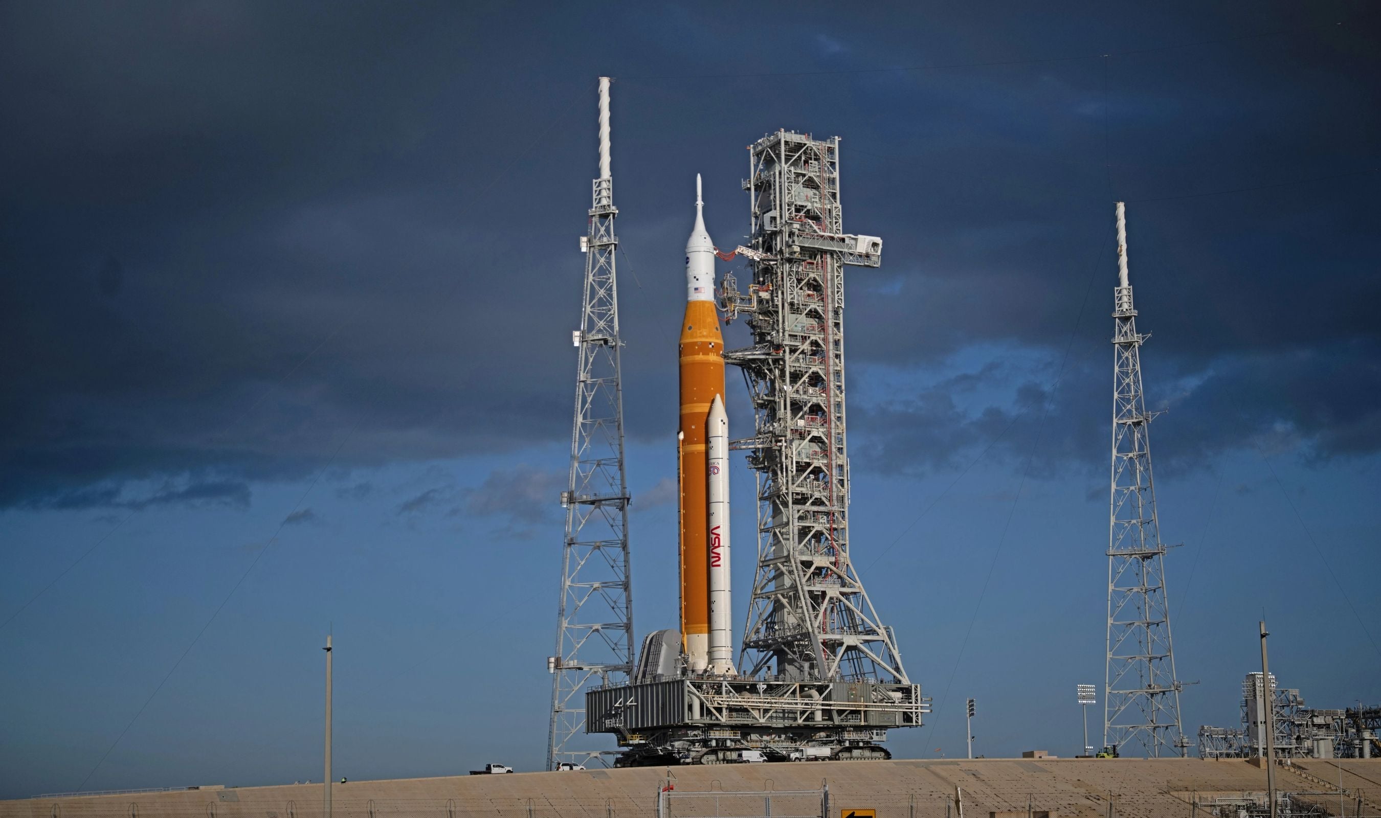NASA Rolls Artemis II Moon Rocket to Launch Pad for April 1 Mission