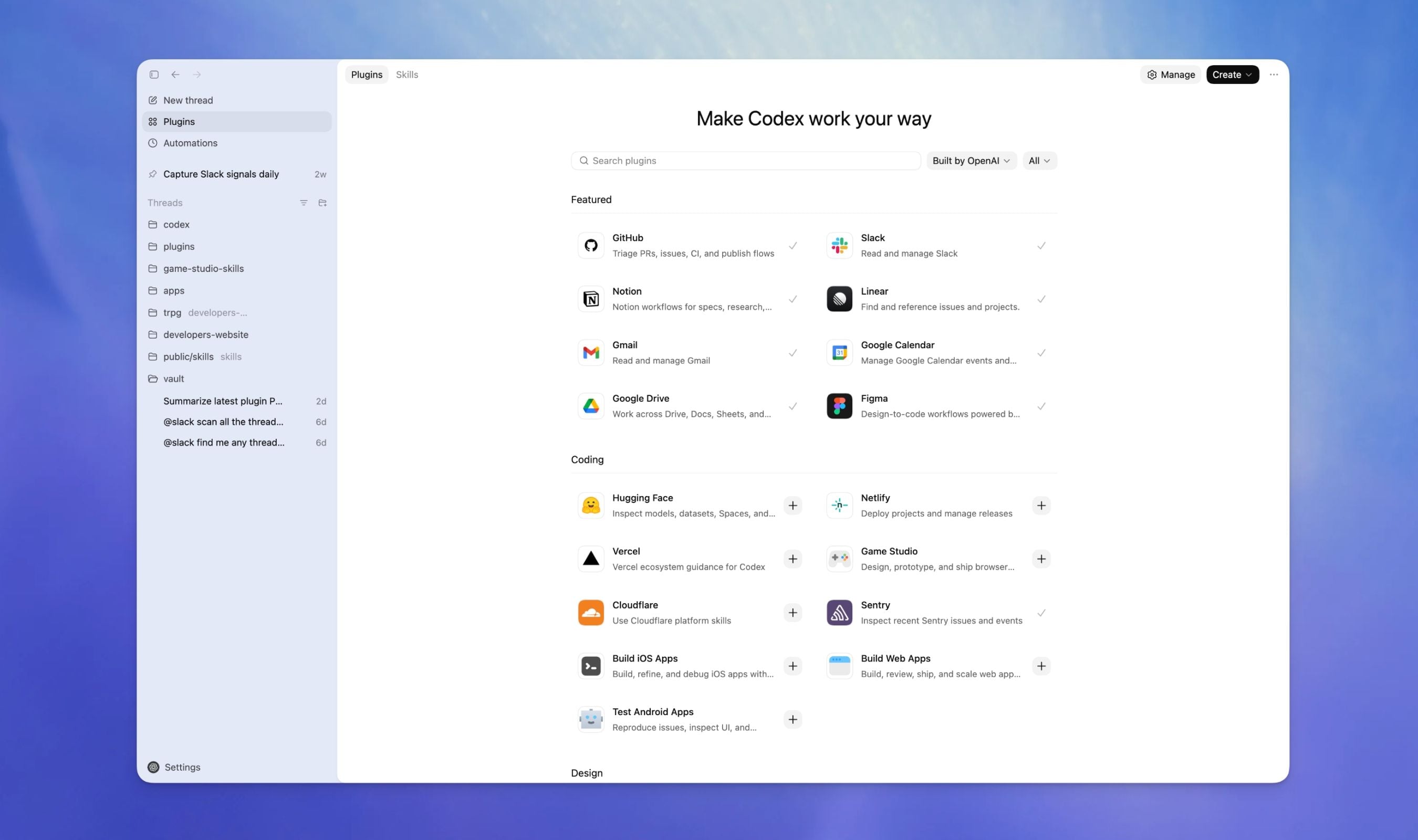 OpenAI Launches 20 Plugins for Codex to Connect Slack, Figma, and Google Drive