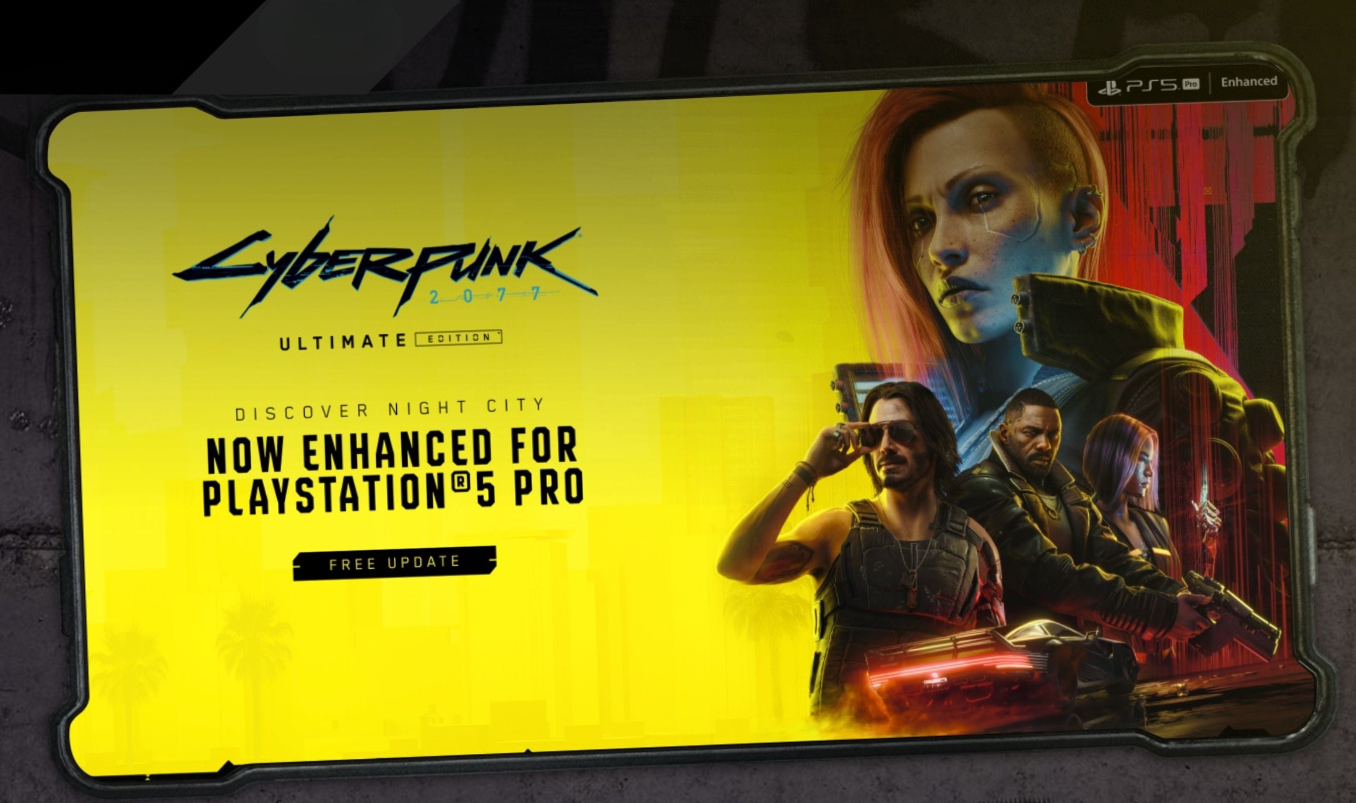 CD Projekt Red reverses course and launches free Cyberpunk 2077 PS5 Pro update