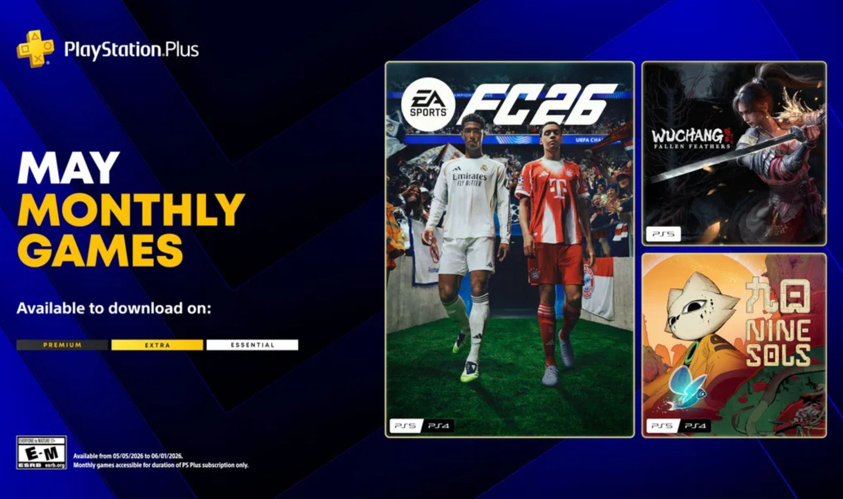 PlayStation Plus Adds EA Sports FC 26 and Nine Sols to May 2026 Lineup