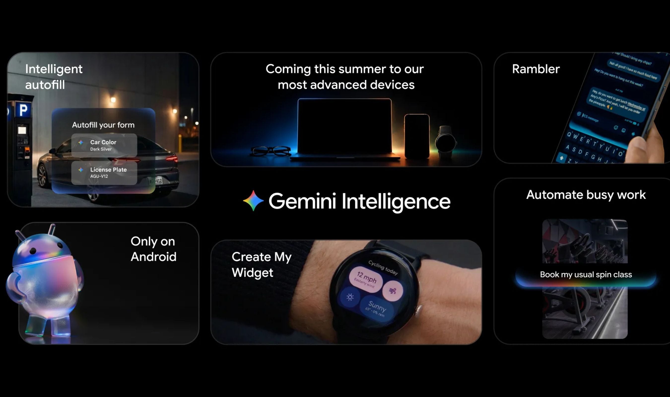 Google Unveils Gemini Intelligence Suite with Generative Widgets and Gboard Rambler