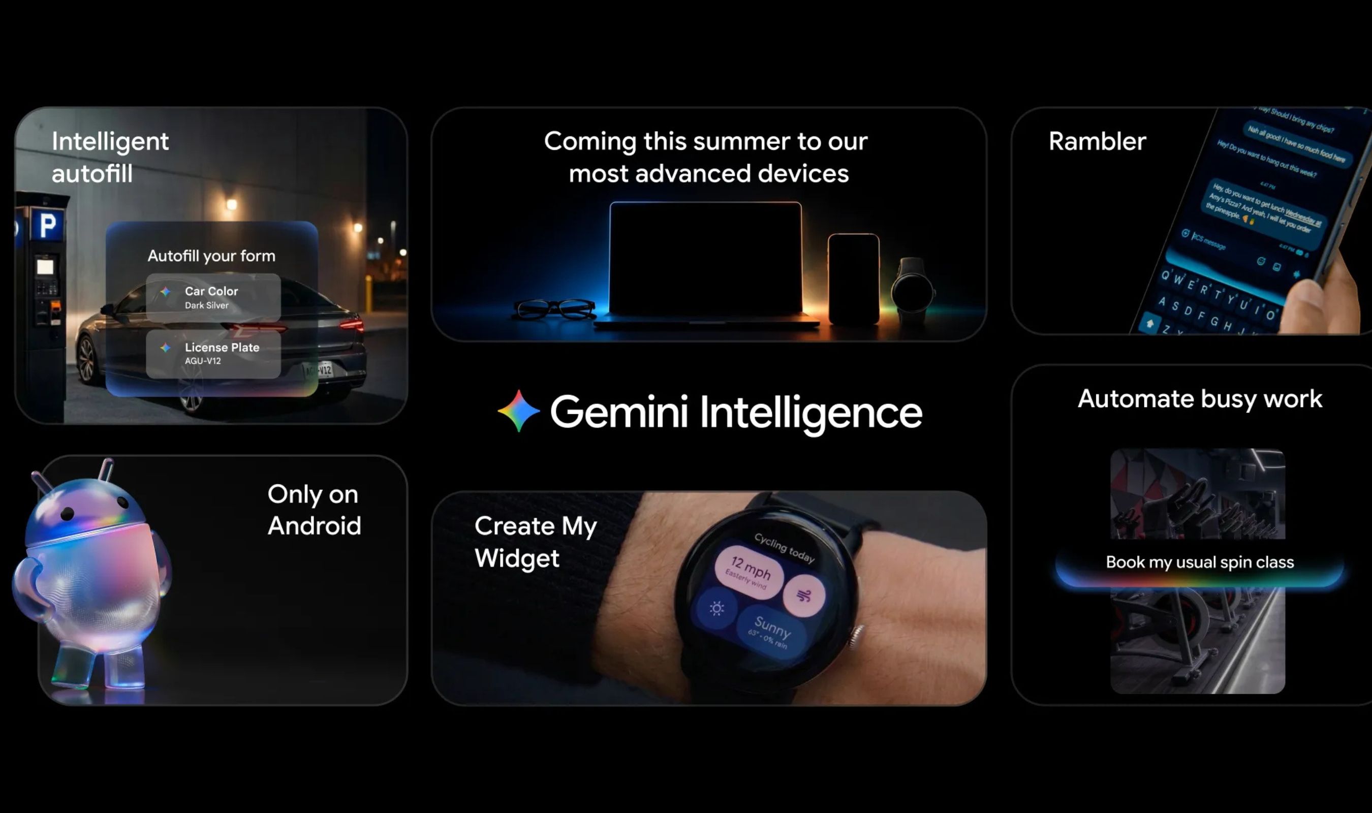Google Unveils Gemini Intelligence Suite With Generative Widgets And 