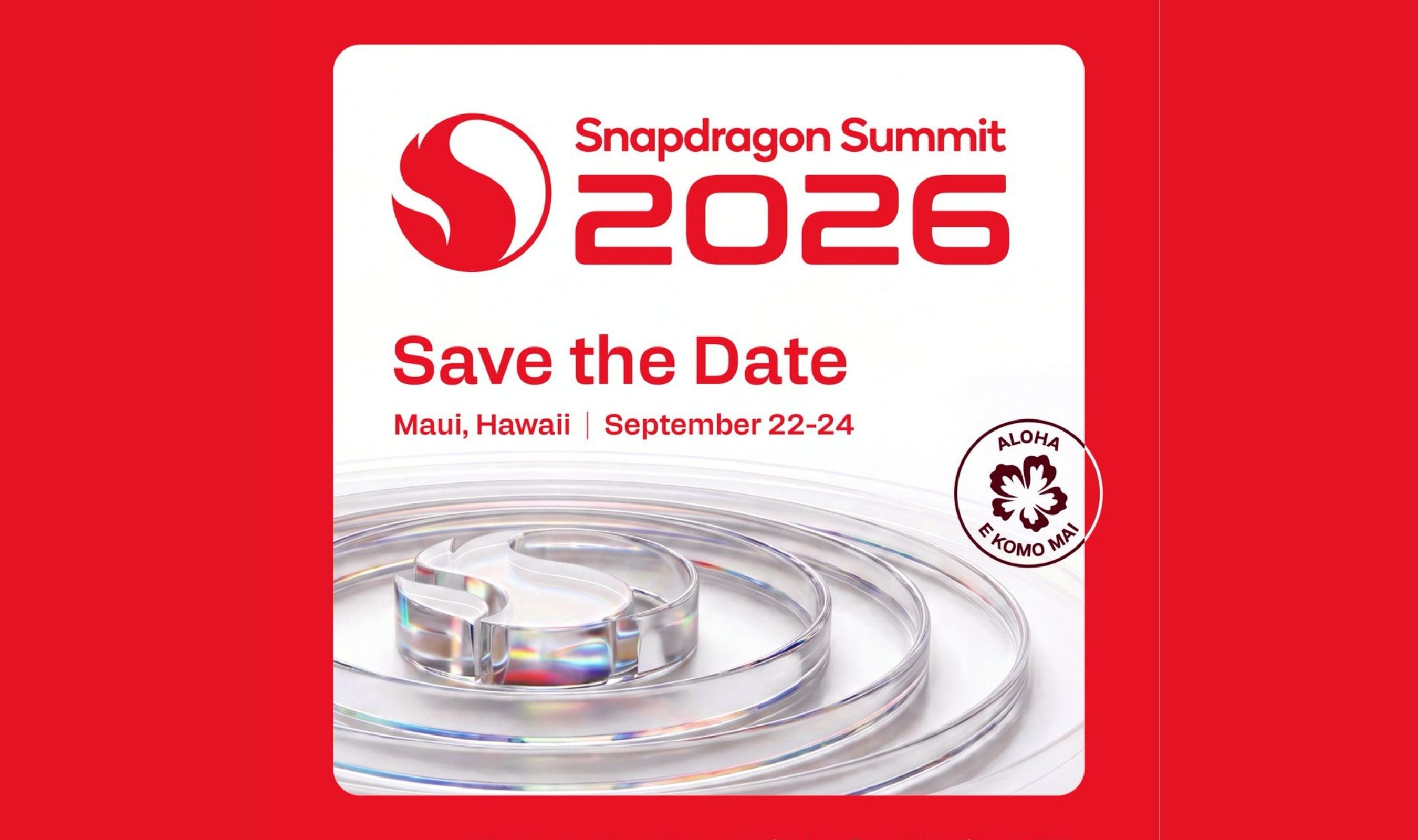 Qualcomm Announces Snapdragon Summit 2026 in Maui for September 22-24