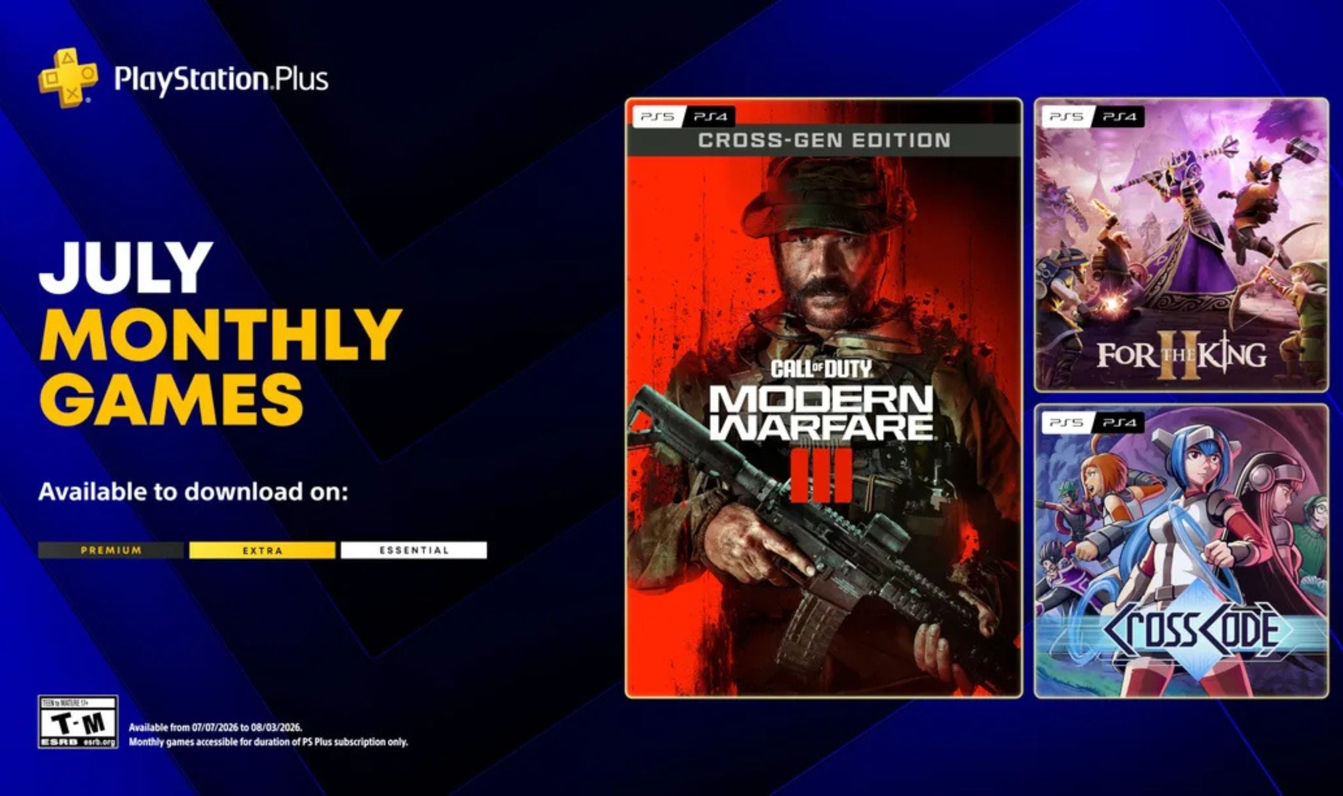 Sony Adds Call of Duty Modern Warfare III to PlayStation Plus on July 7
