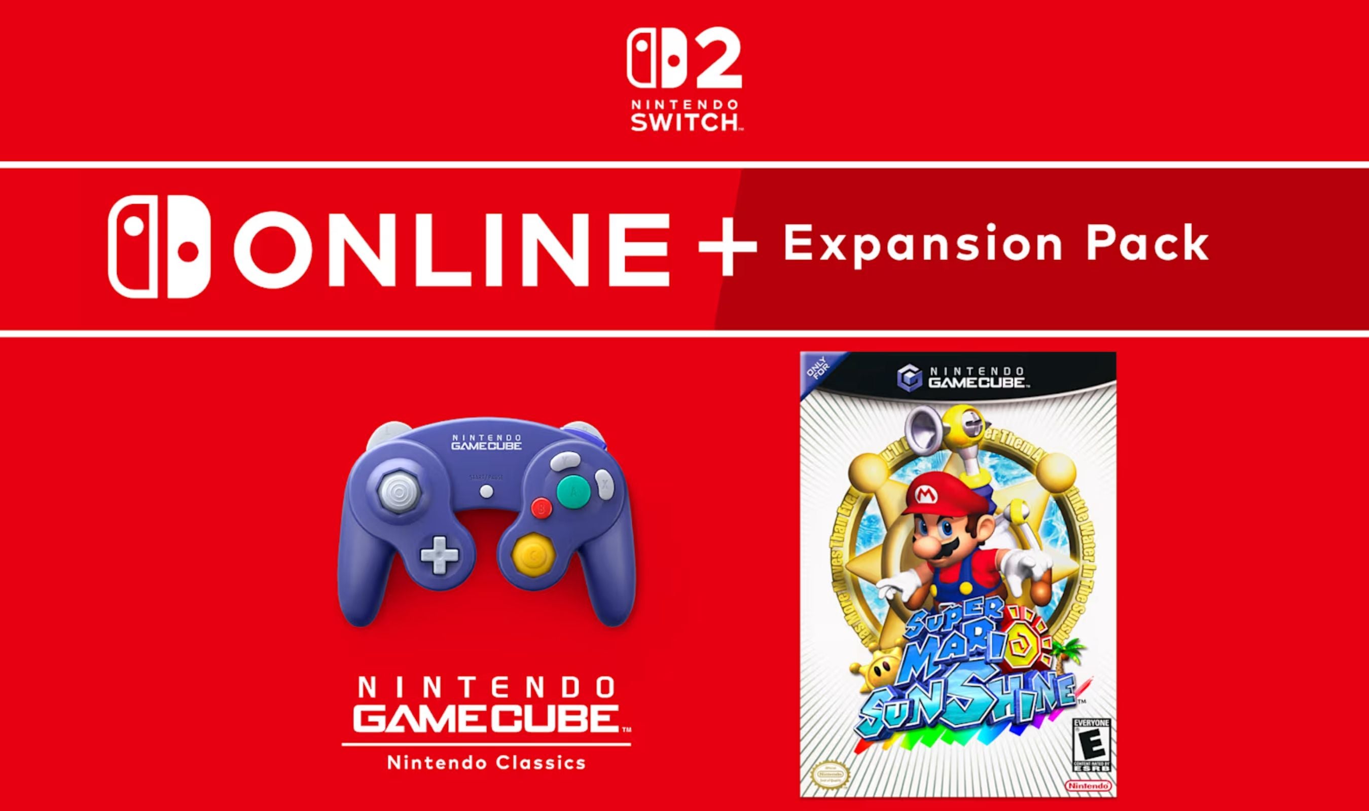 Nintendo Adds Super Mario Sunshine to Switch Online Expansion Pack for Switch 2