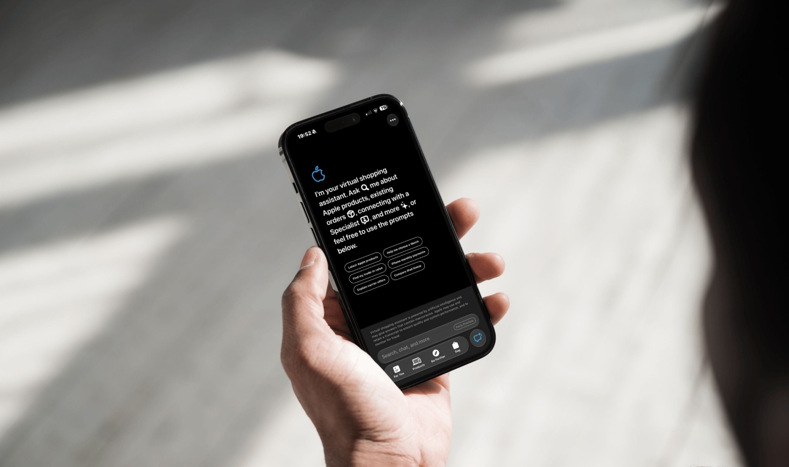 Apple Tests AI Shopping Assistant Inside Apple Store App for Select Users
