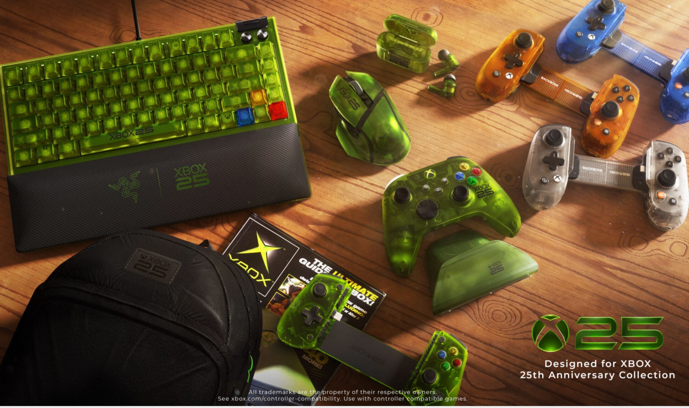 Razer Opens Preorders for 25th Anniversary Xbox Accessories Collection