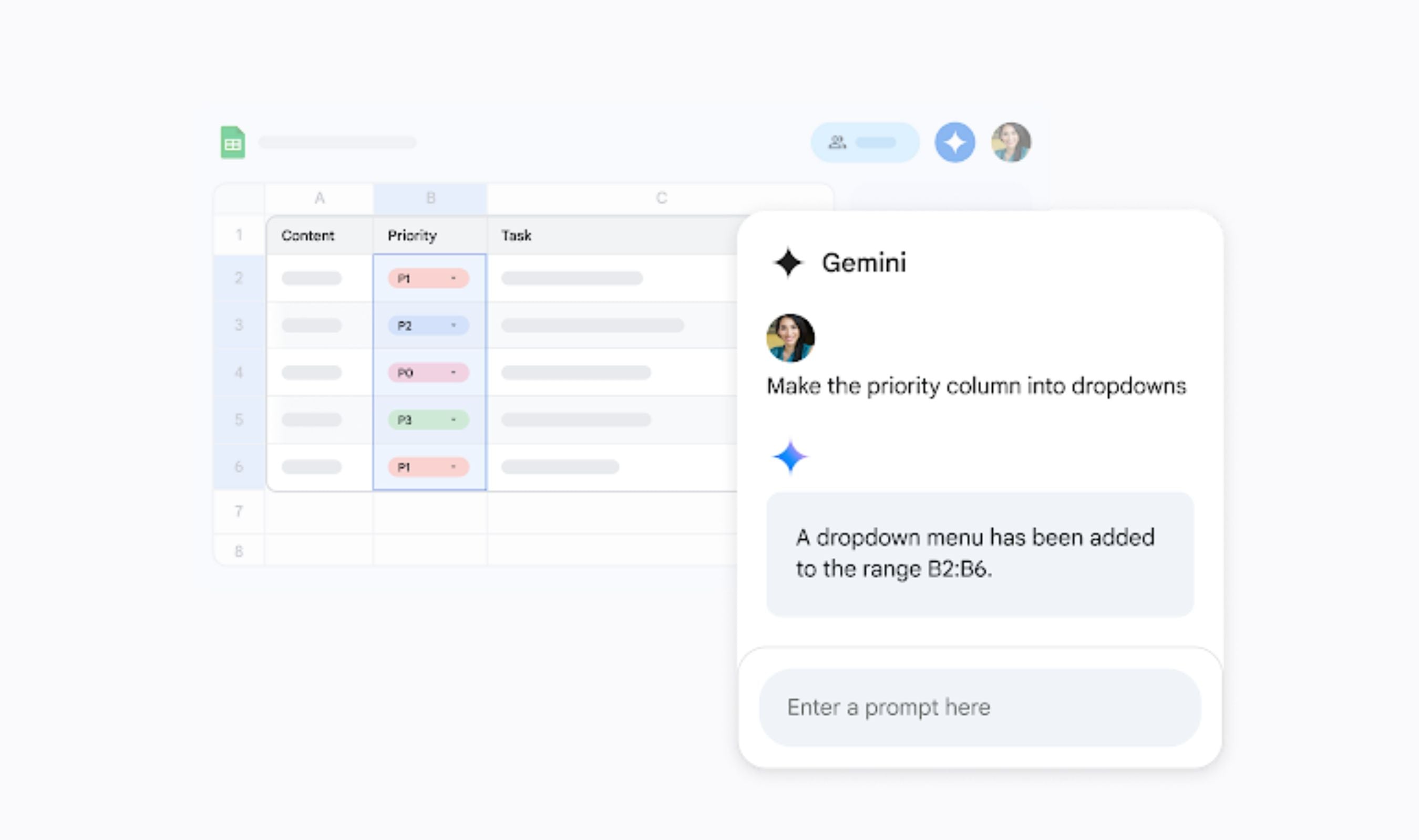 Gemini in Google Sheets Arrives on Android