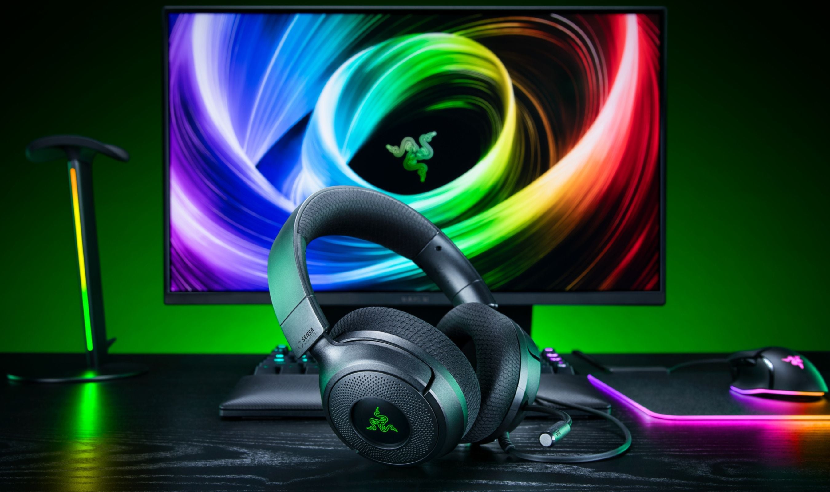 Razer Kraken V4 X Sensa HD Haptics Edition Announced for PC