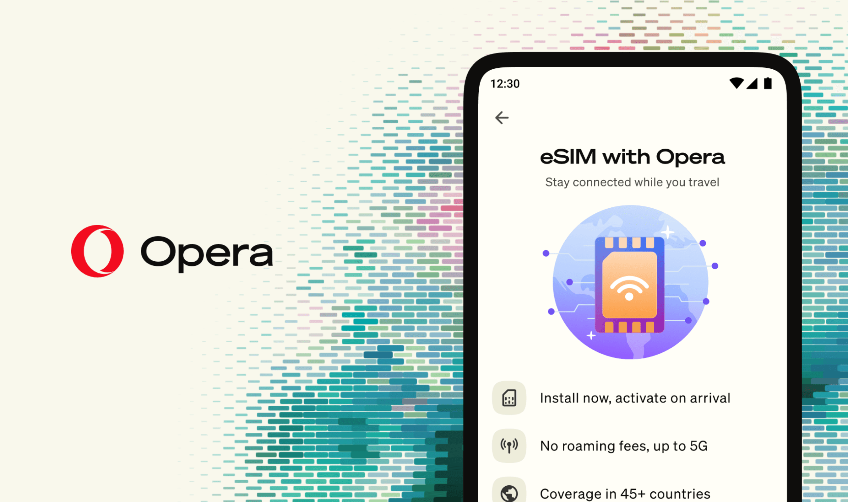 Opera Adds Travel eSIM With Free Data for Android Users