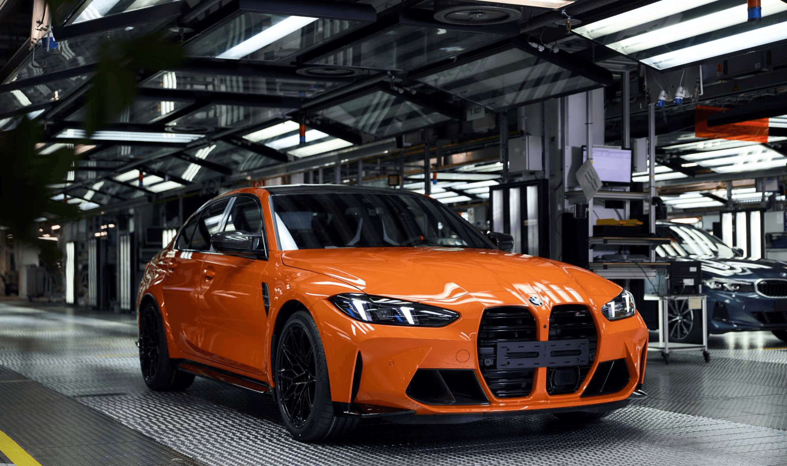 BMW Builds Its One-Millionth M Car, an M3 in Fire Orange III