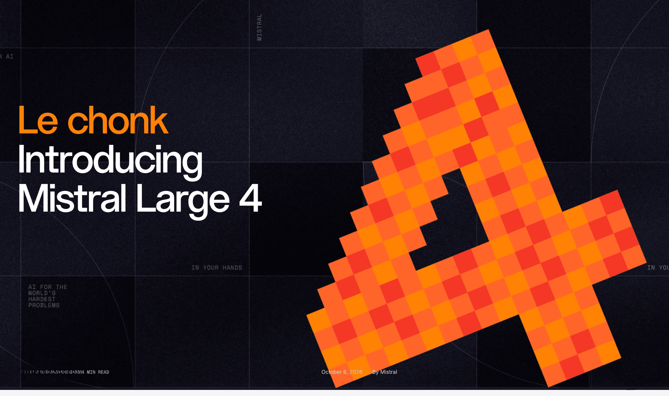 Mistral Launches Mistral Large 4 Preview With 1 Trillion Parameters