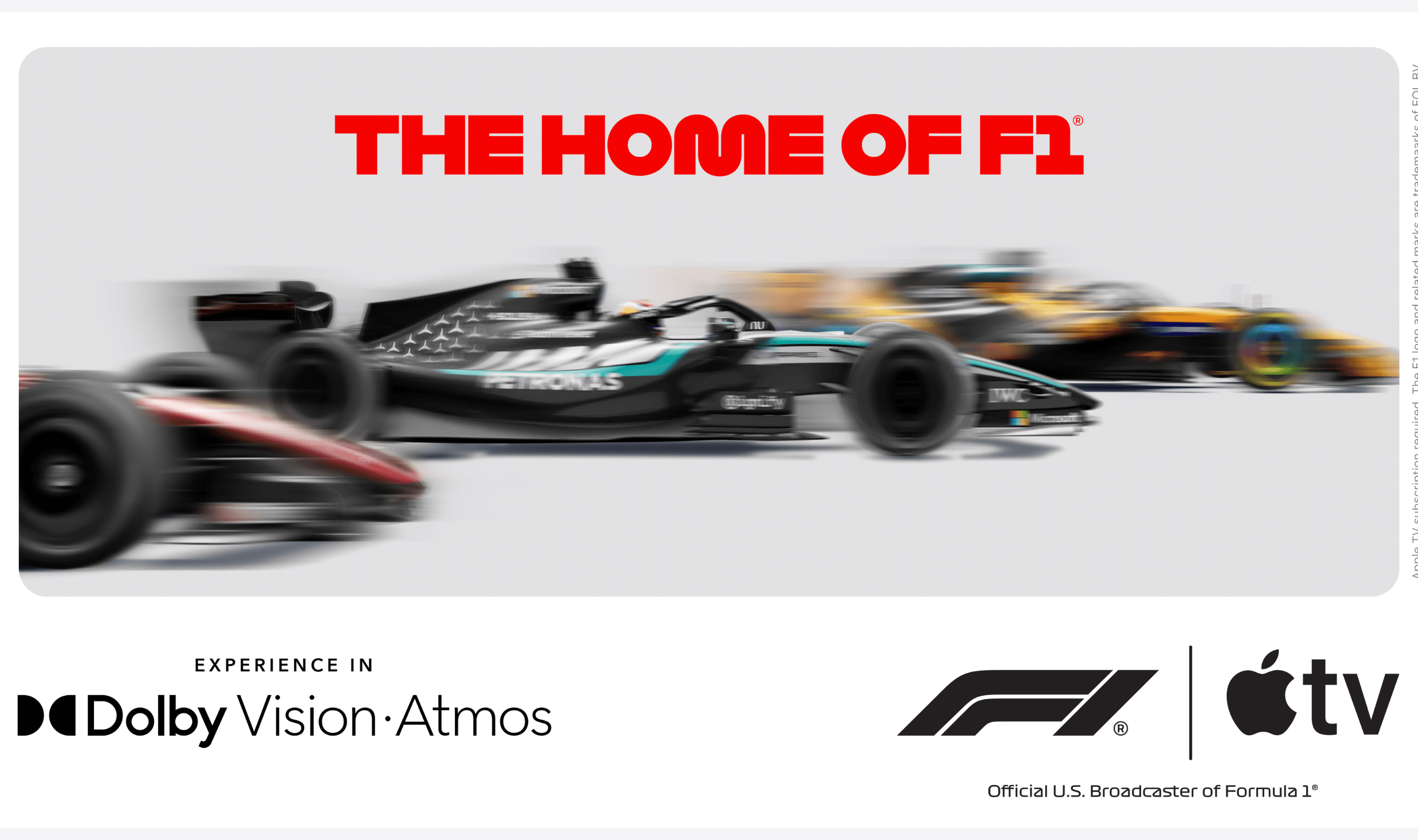 Apple to Add Dolby Atmos to Formula 1 on Apple TV