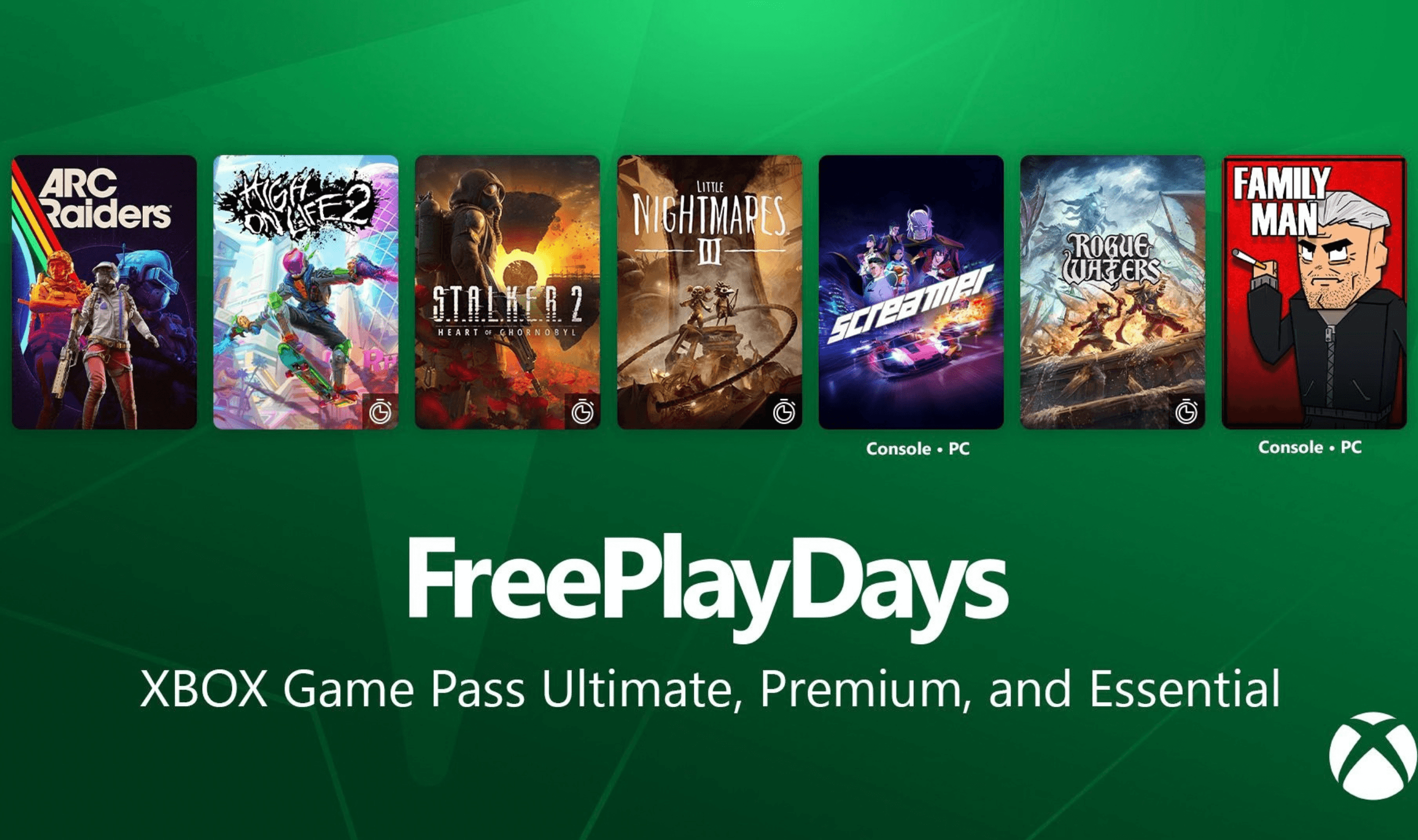 Xbox Opens Free Play Days With ARC Raiders and Six More Games
