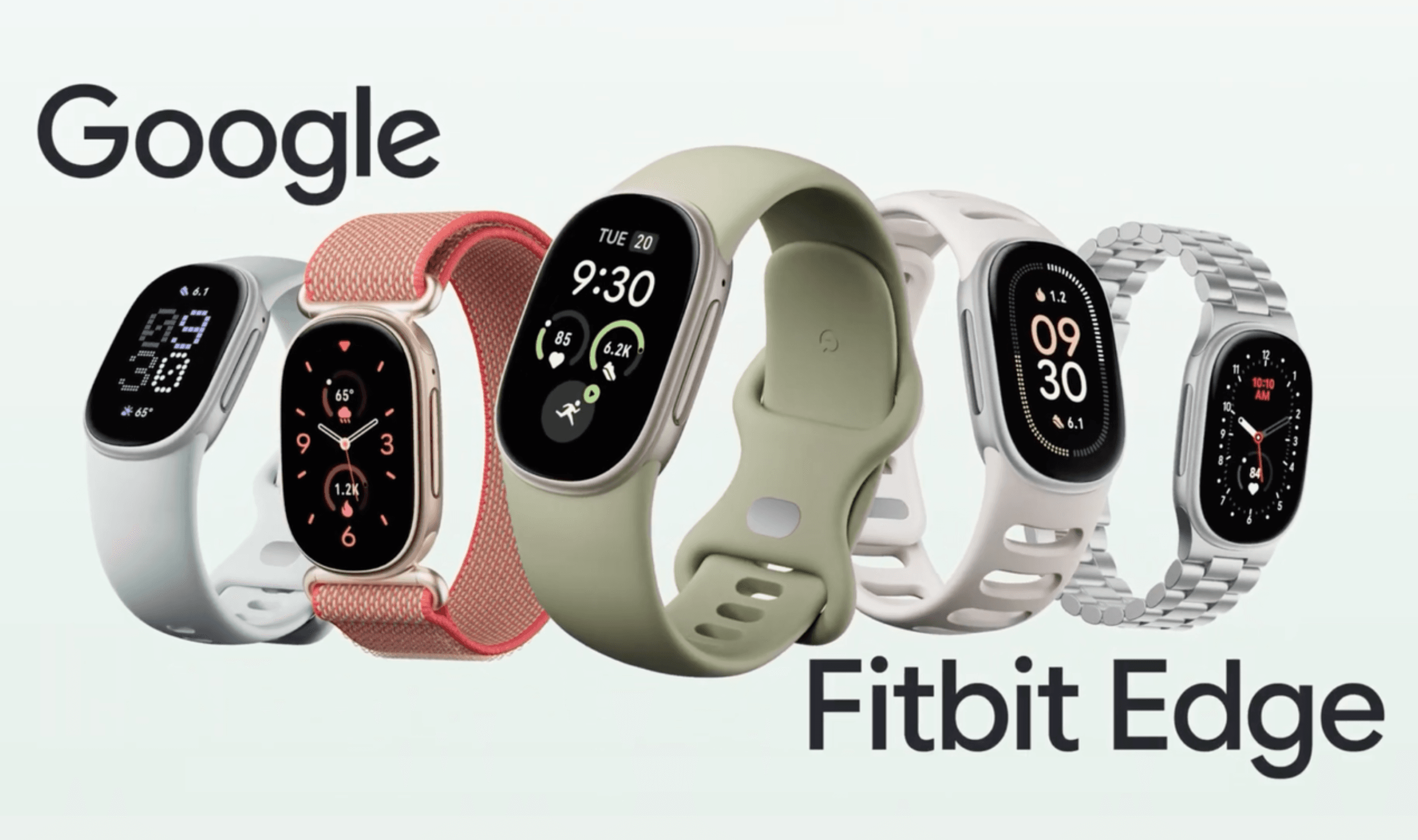Google Fitbit Edge Adds Coaching and 46% More Viewing Area