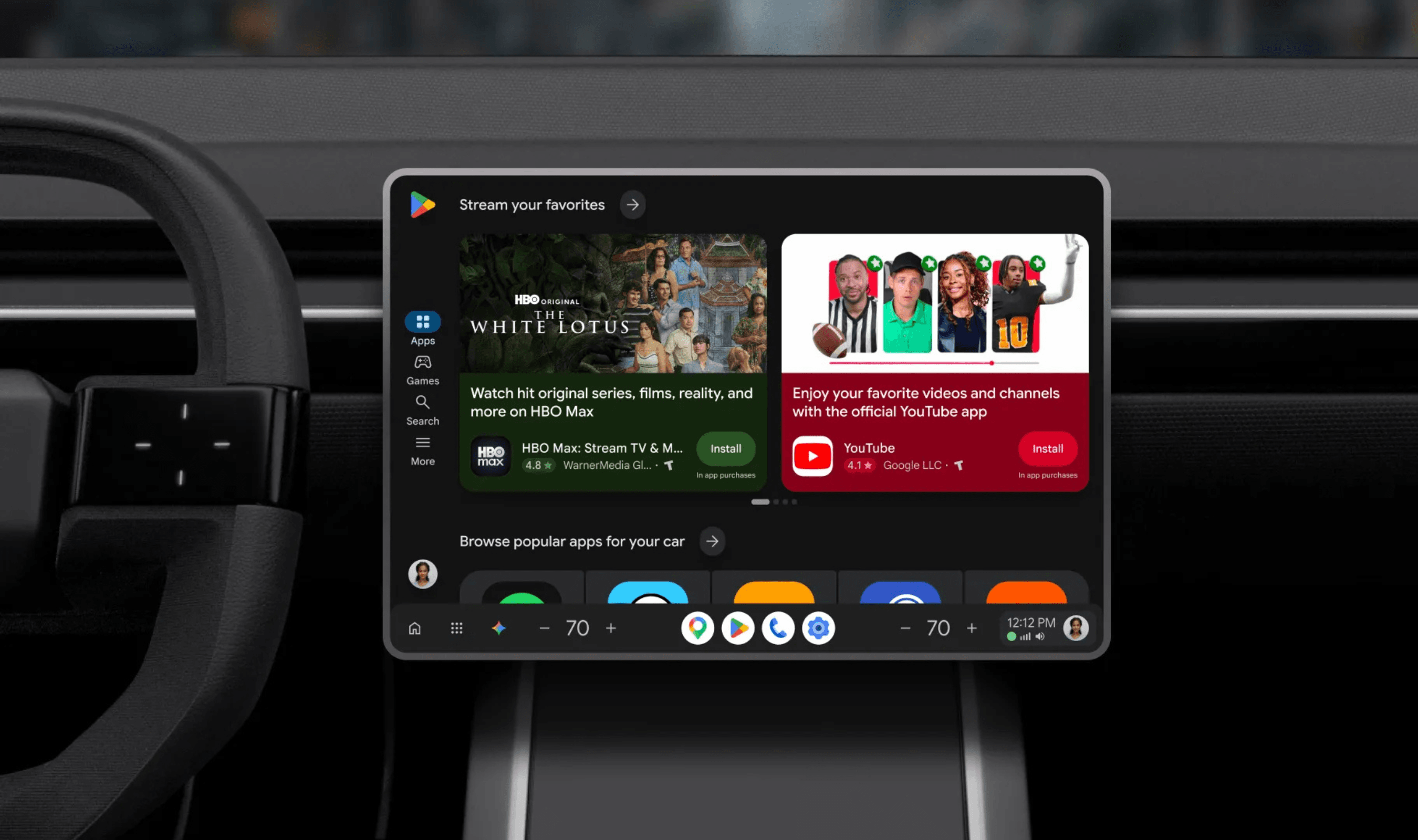 Google Redesigns Google Play for Cars, Plans YouTube Background Audio